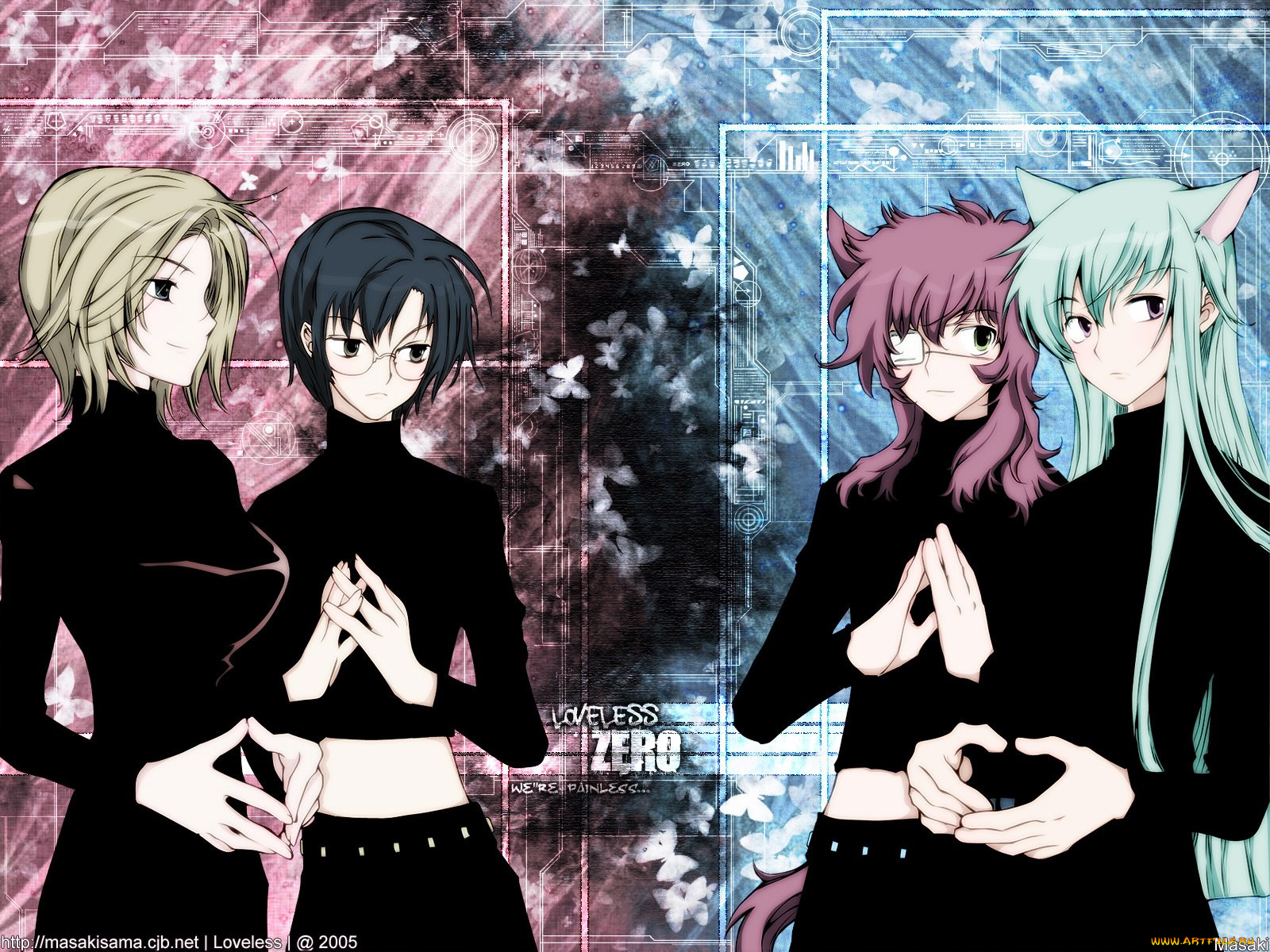 аниме, loveless
