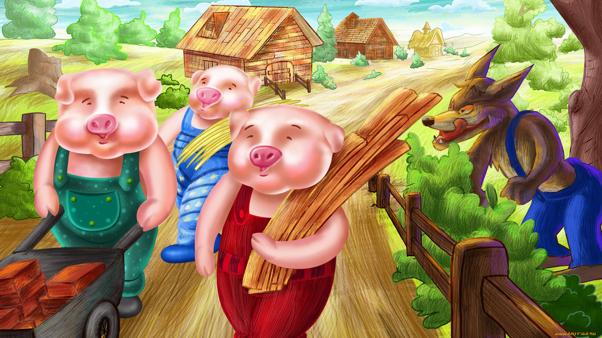 рисованные, животные, сказочные, мифические