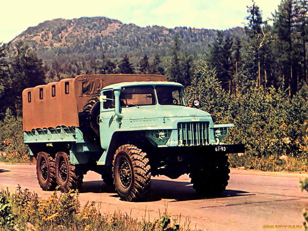 375д, автомобили, урал