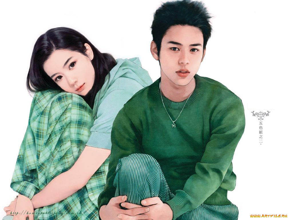 рисованные, люди