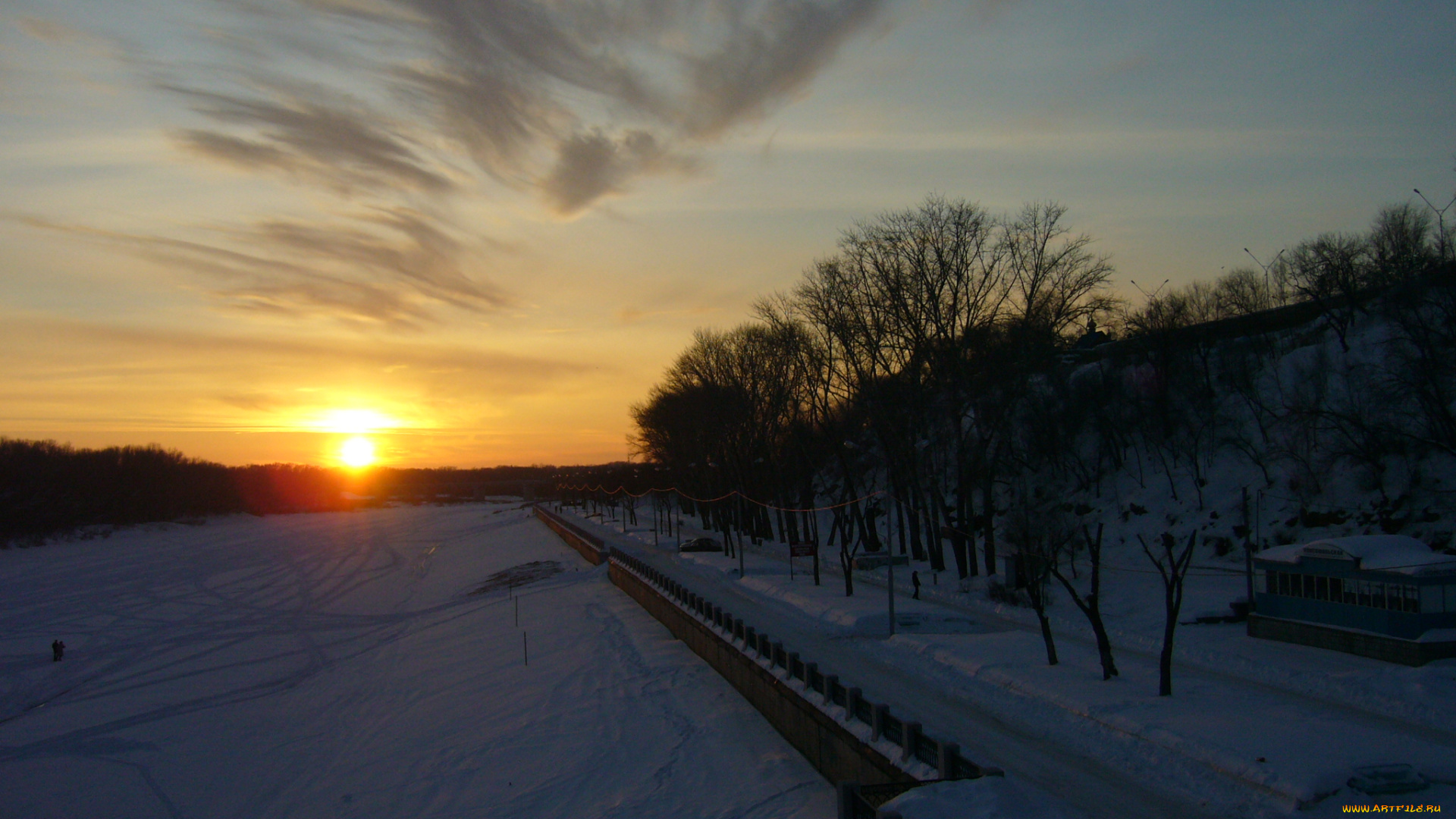 оренбург, набережная, природа