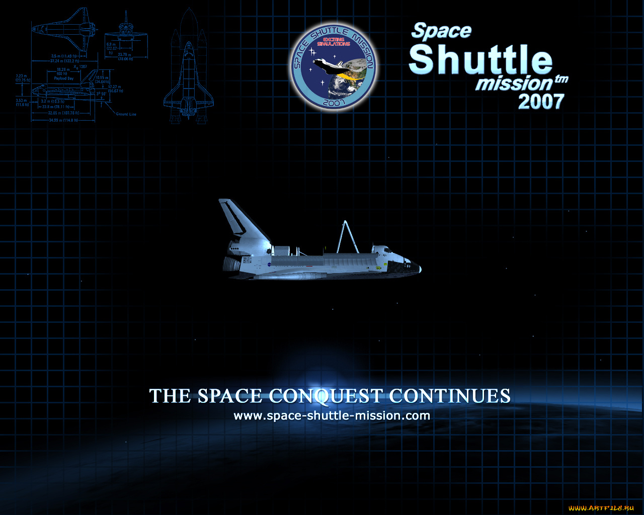 space, shuttle, mission, 2007, видео, игры