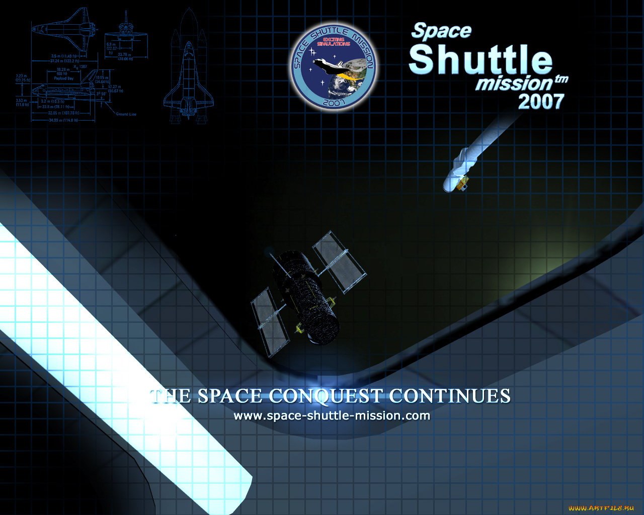 space, shuttle, mission, 2007, видео, игры