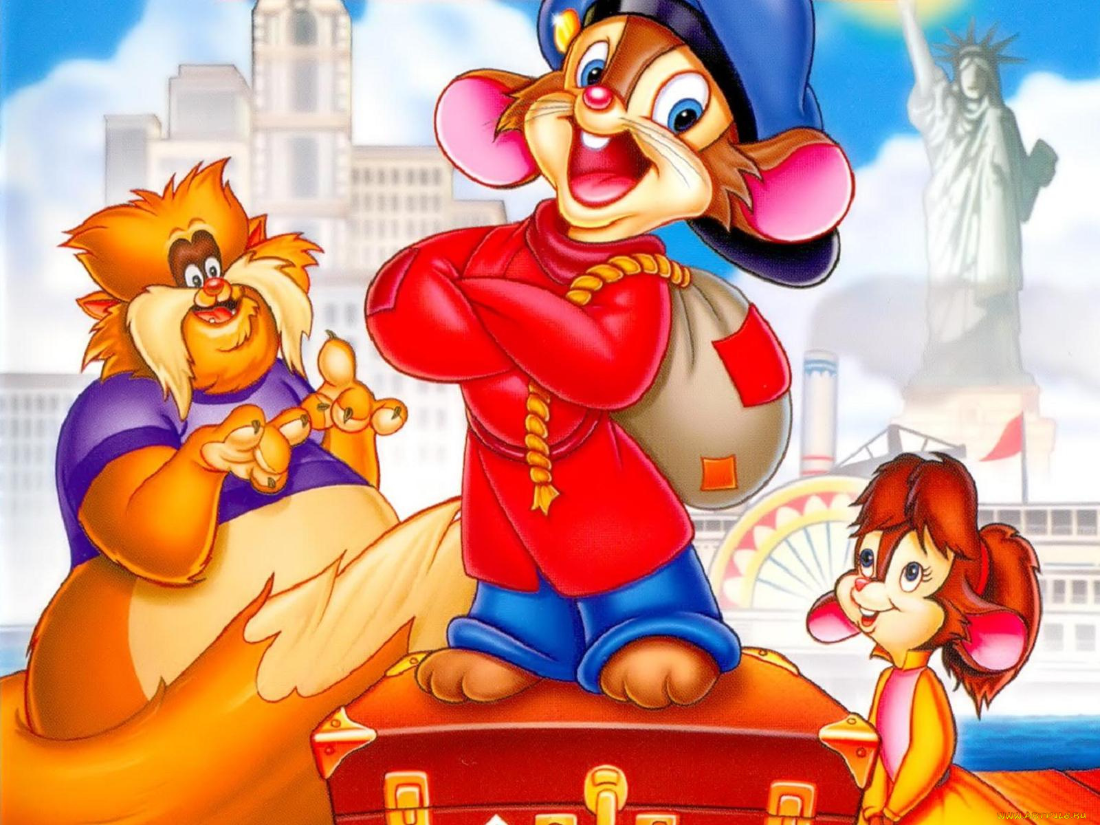 мультфильмы, an, american, tail