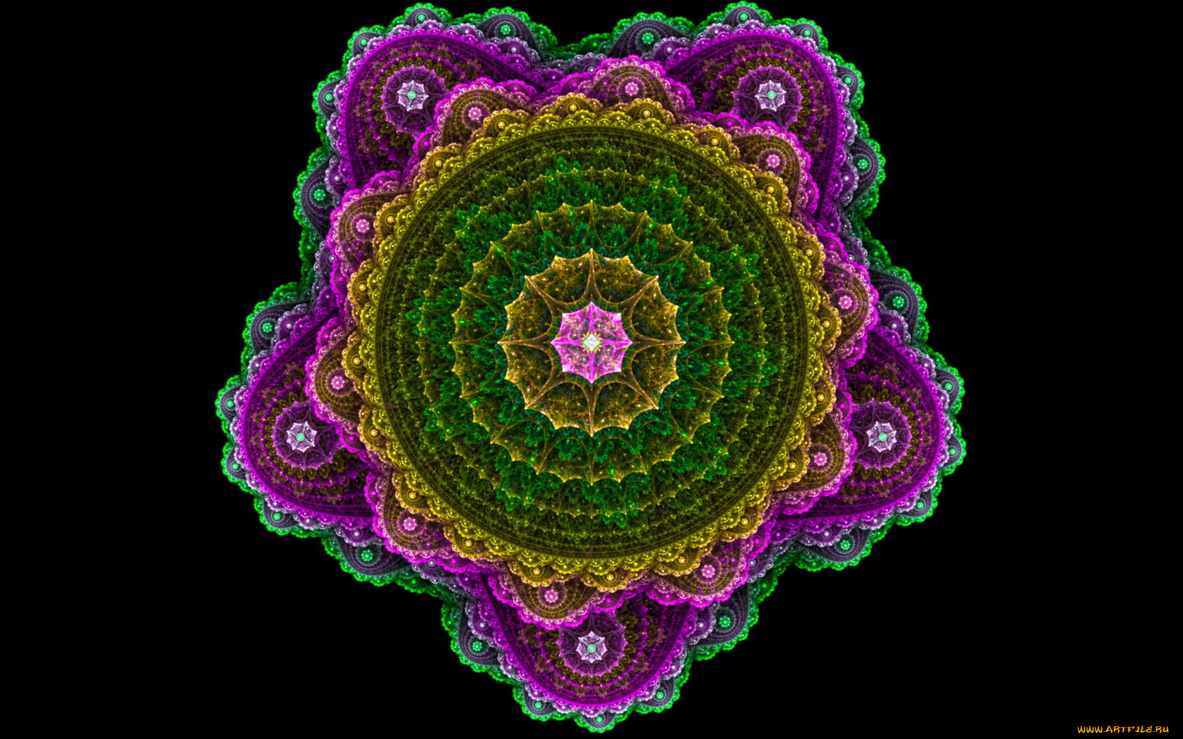 3д, графика, fractal, фракталы, узор, фон