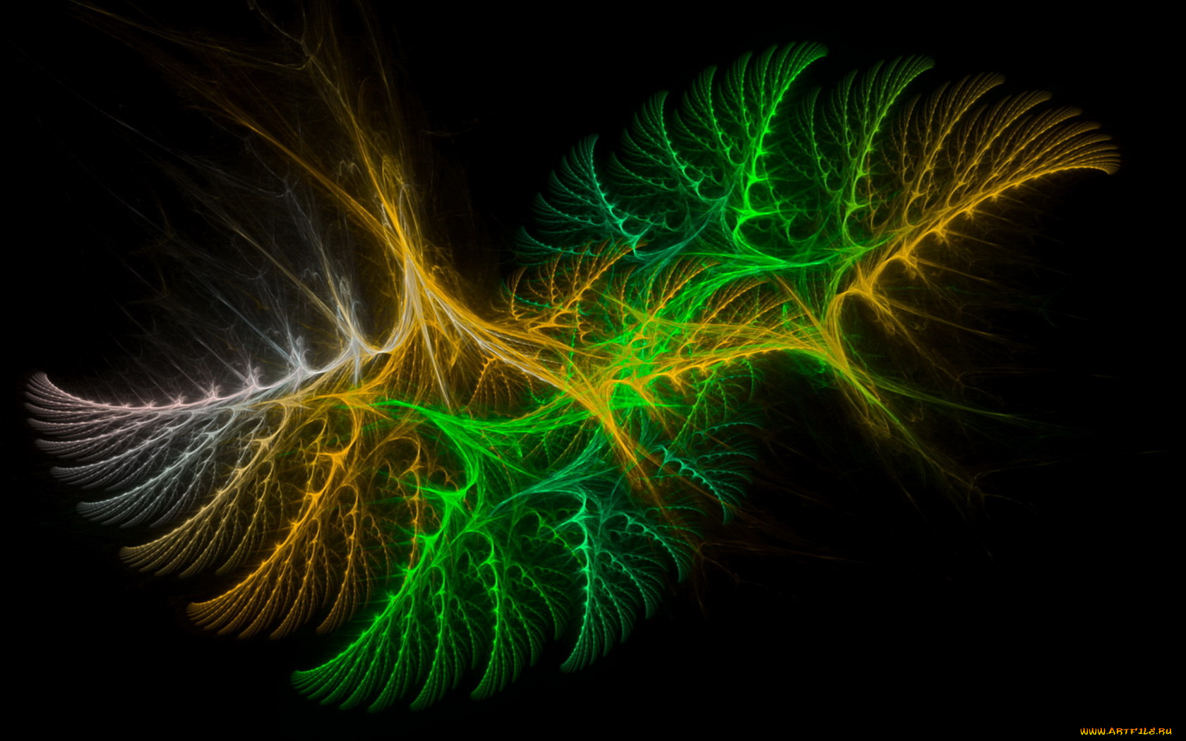 3д, графика, fractal, фракталы, узор, фон, темный