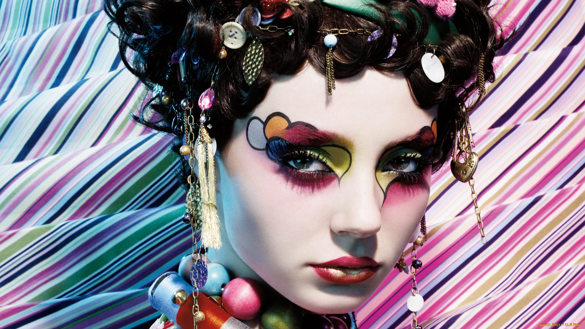 -Unsort, Креатив, девушки, unsort, креатив, макияж