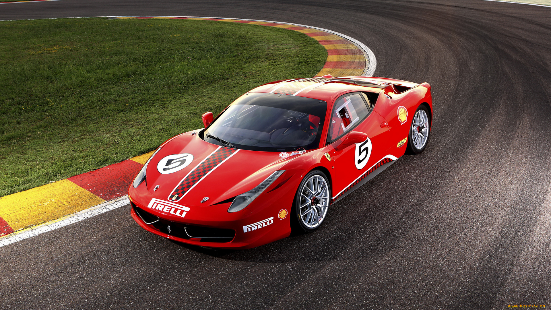 2010, ferrari, 458, italia, challenge, автомобили