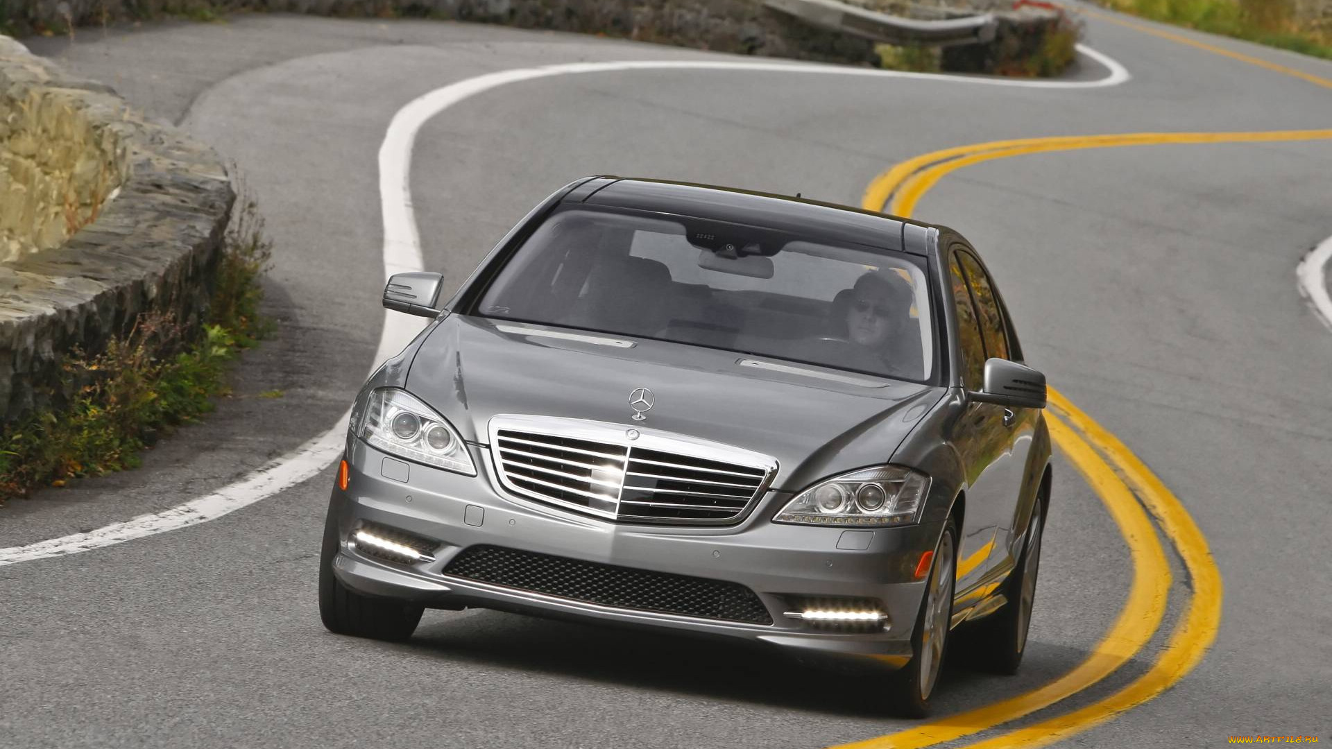 автомобили, mercedes, benz, дорога, скорость, линия, mercedes-benz, трава, лето