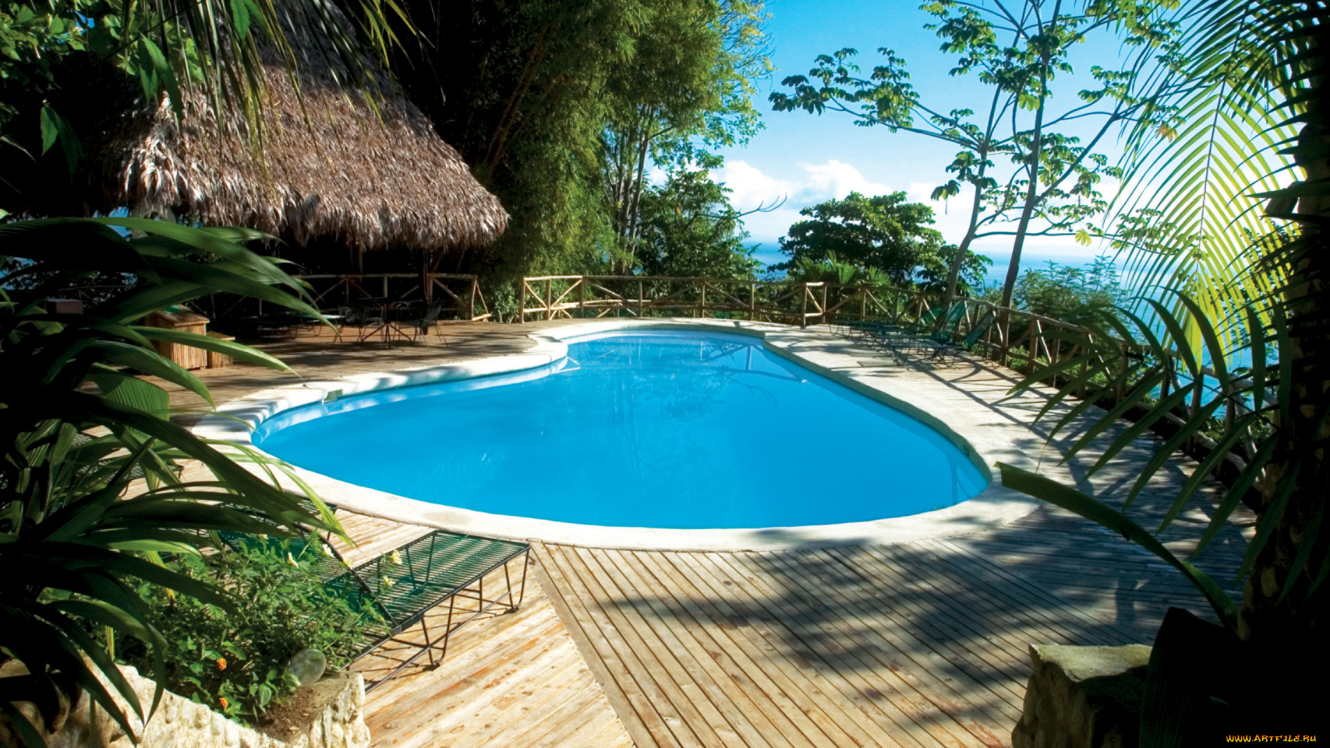 corcovado, national, park, costa, rica, интерьер, бассейны, открытые, площадки