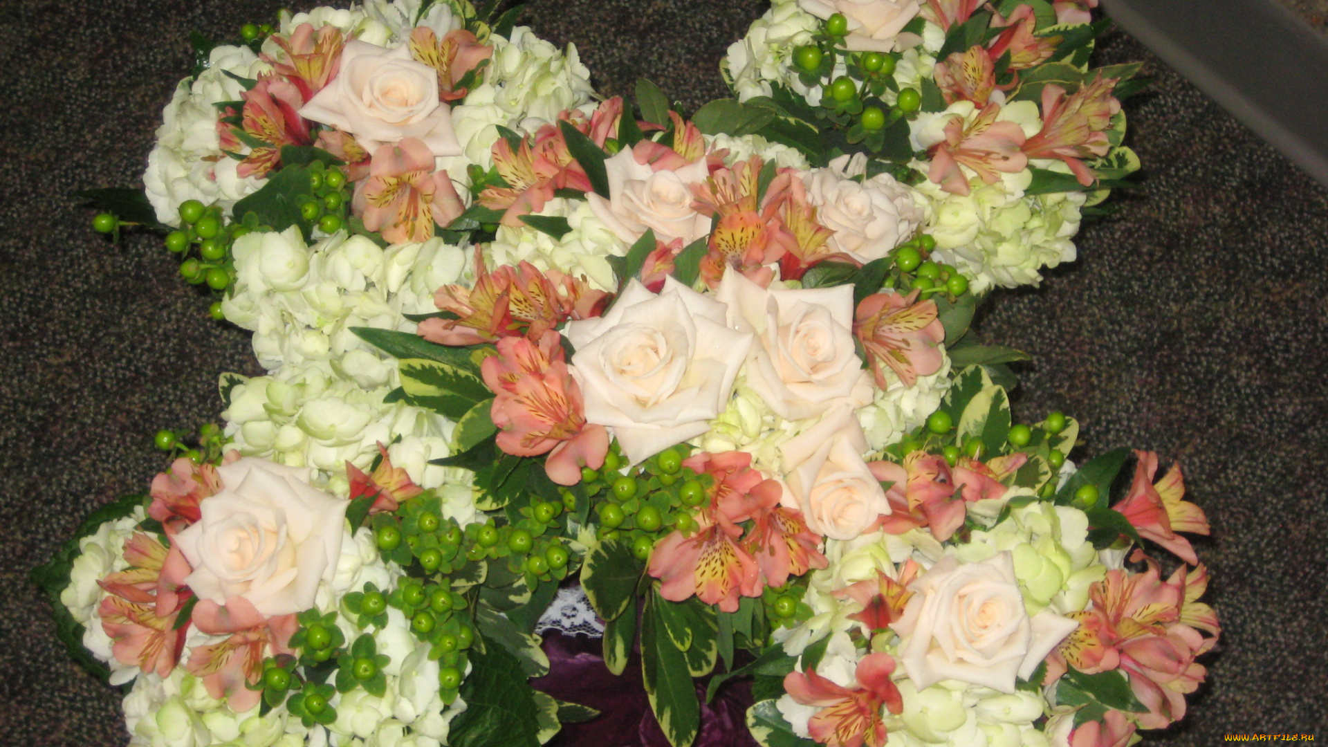 цветы, букеты, композиции, альстромерия, розы