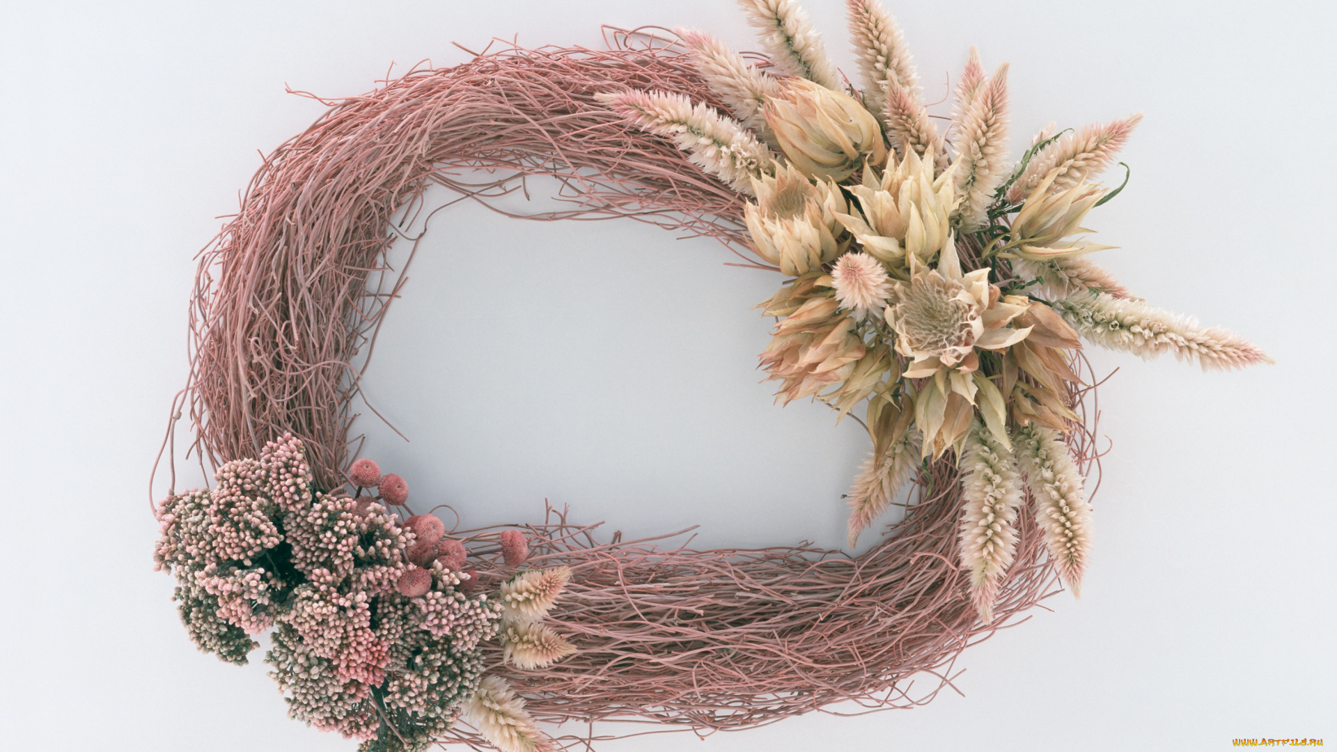 цветы, букеты, композиции, лепестки, венок