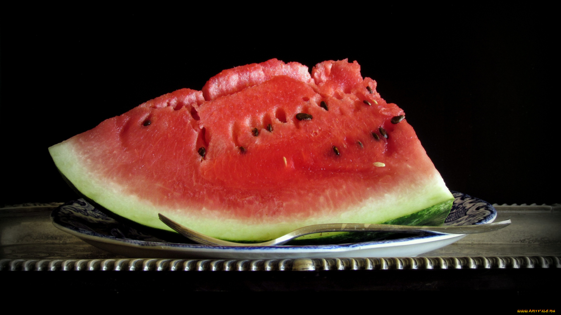 еда, арбуз, кусок