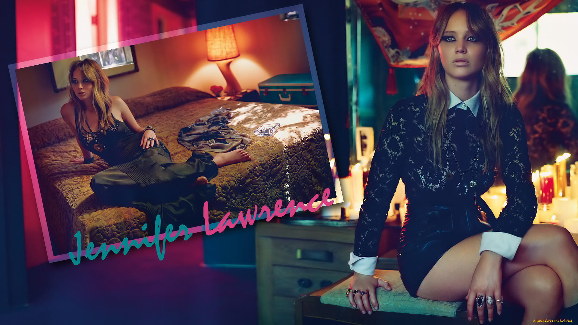 Jennifer, Lawrence, девушки
