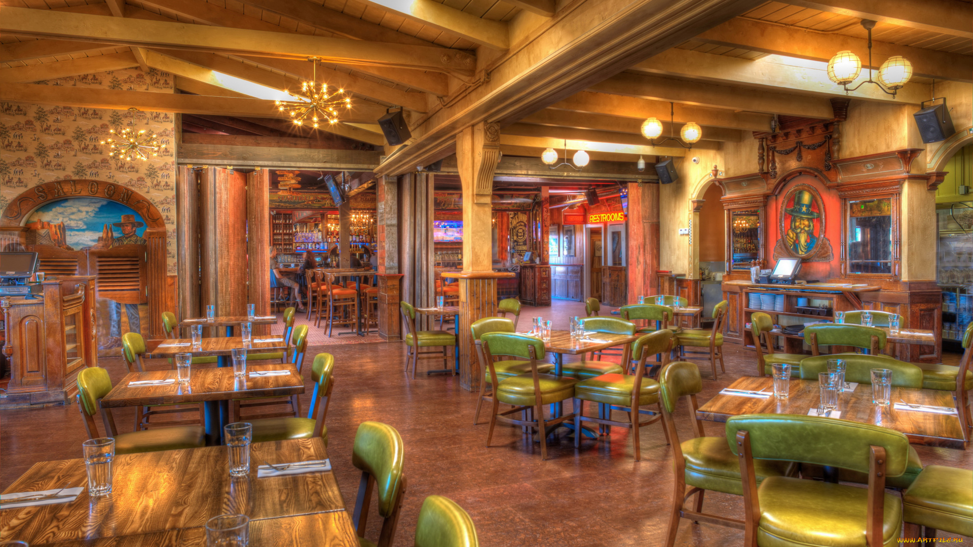 интерьер, кафе, рестораны, отели