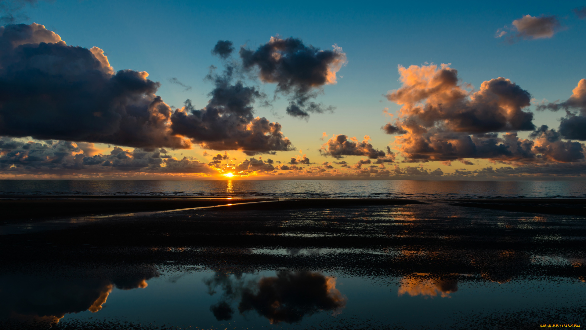 природа, восходы, закаты, море, закат