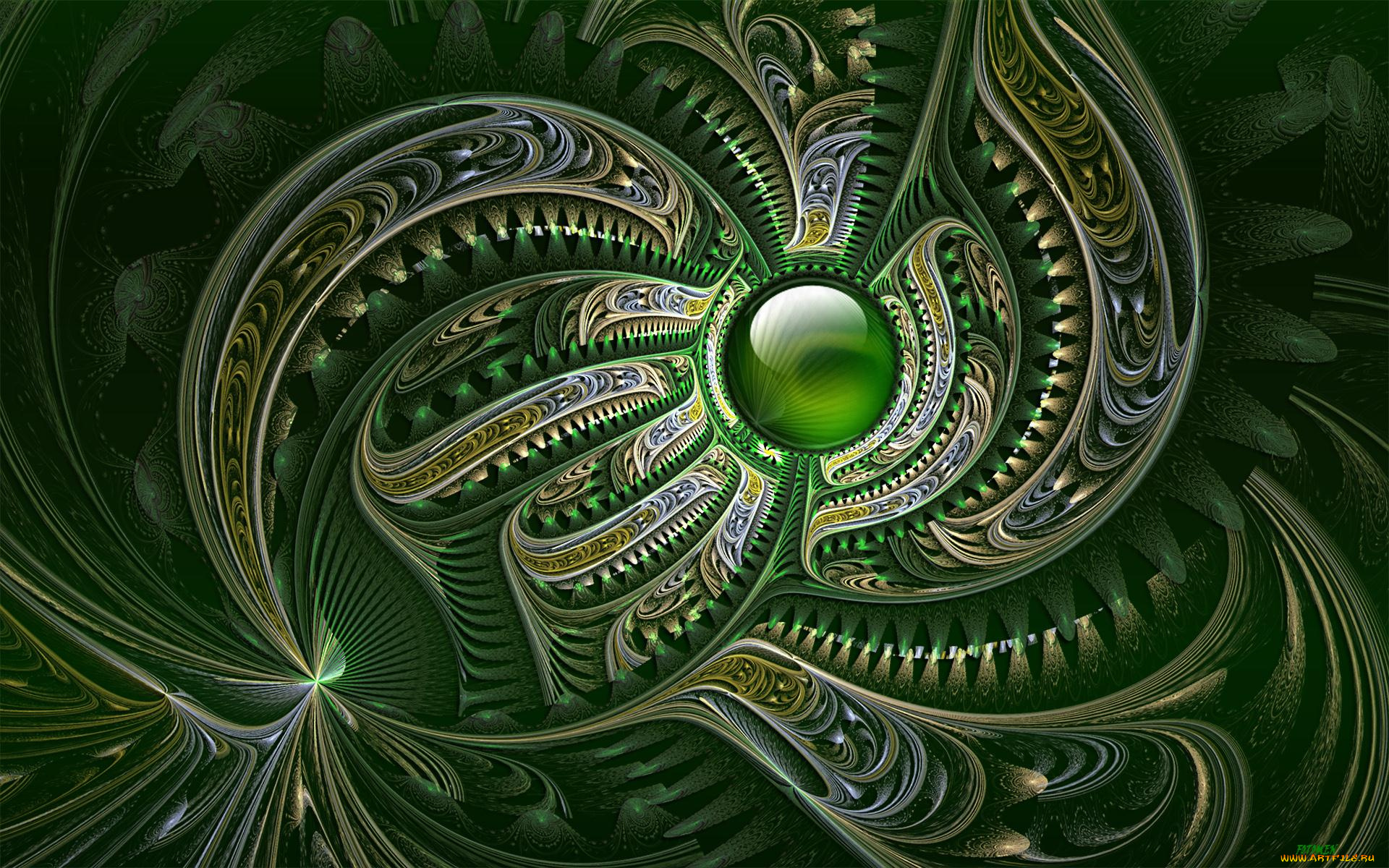 3д, графика, fractal, фракталы, цвета, узор, фон