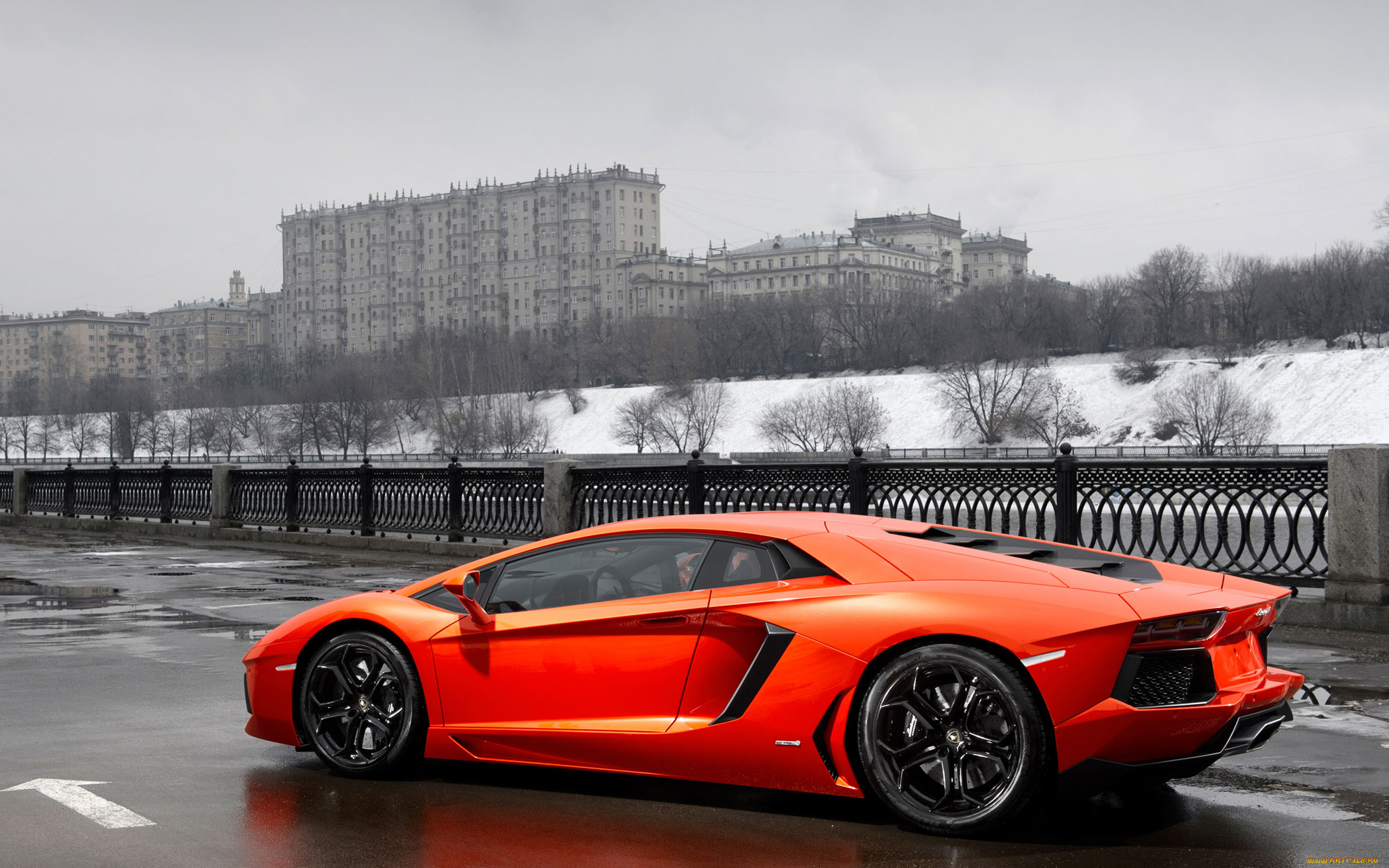 автомобили, lamborghini, красный