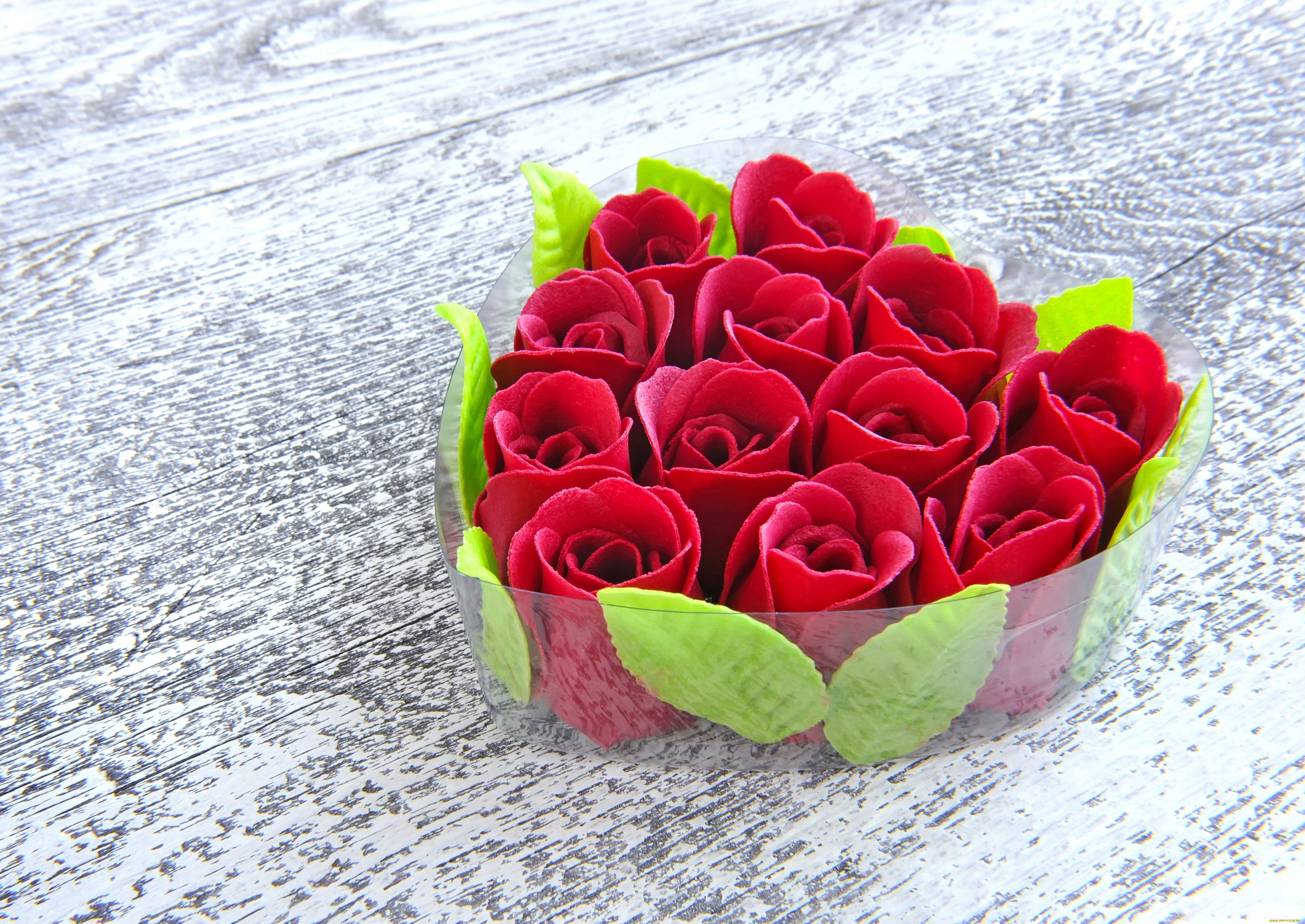 праздничные, день, св, валентина, сердечки, любовь, бутоны, розочки