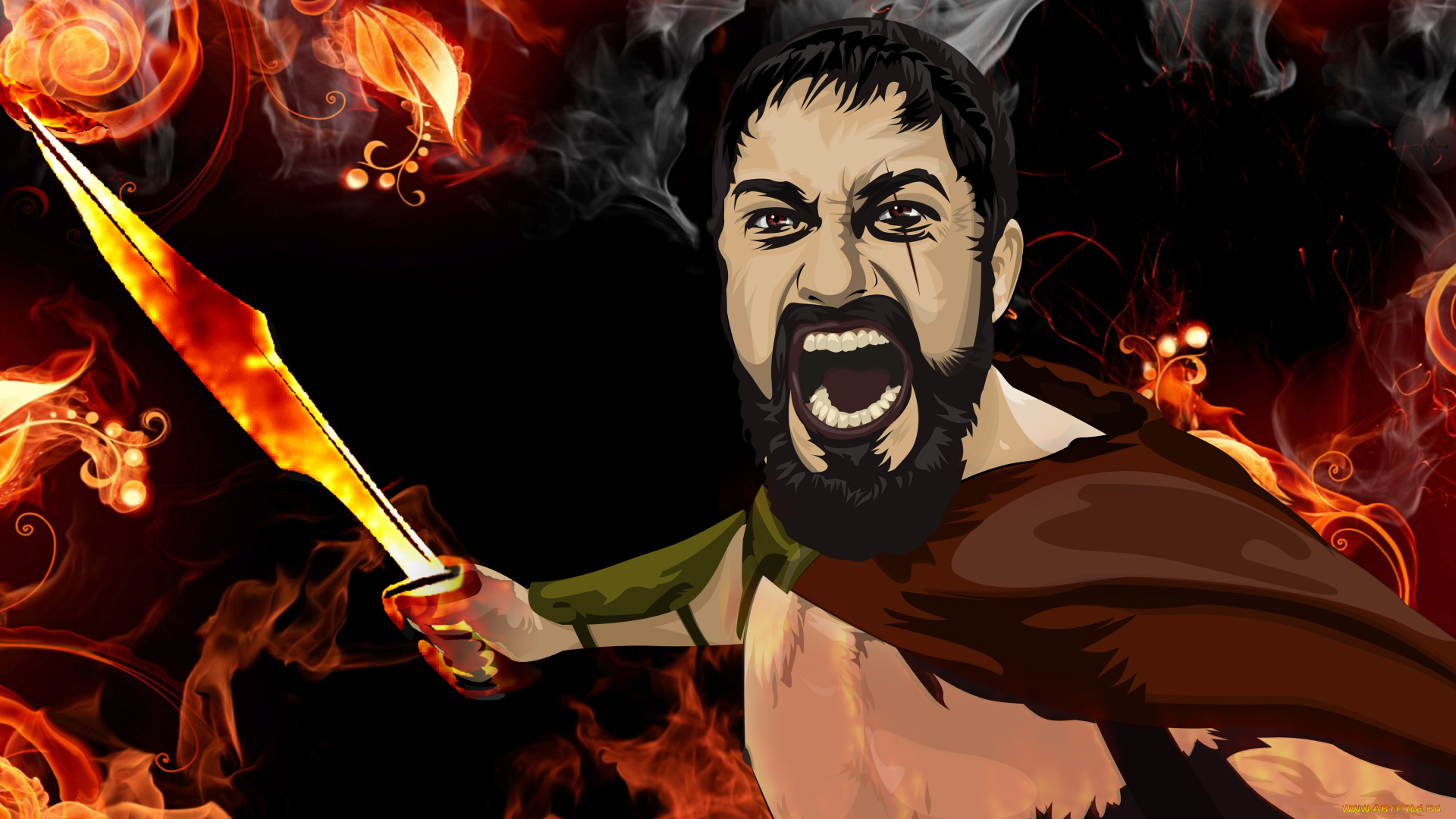 300, спартанцев, рисованные, кино, леонид, 300, спартанцев, this, is, sparta