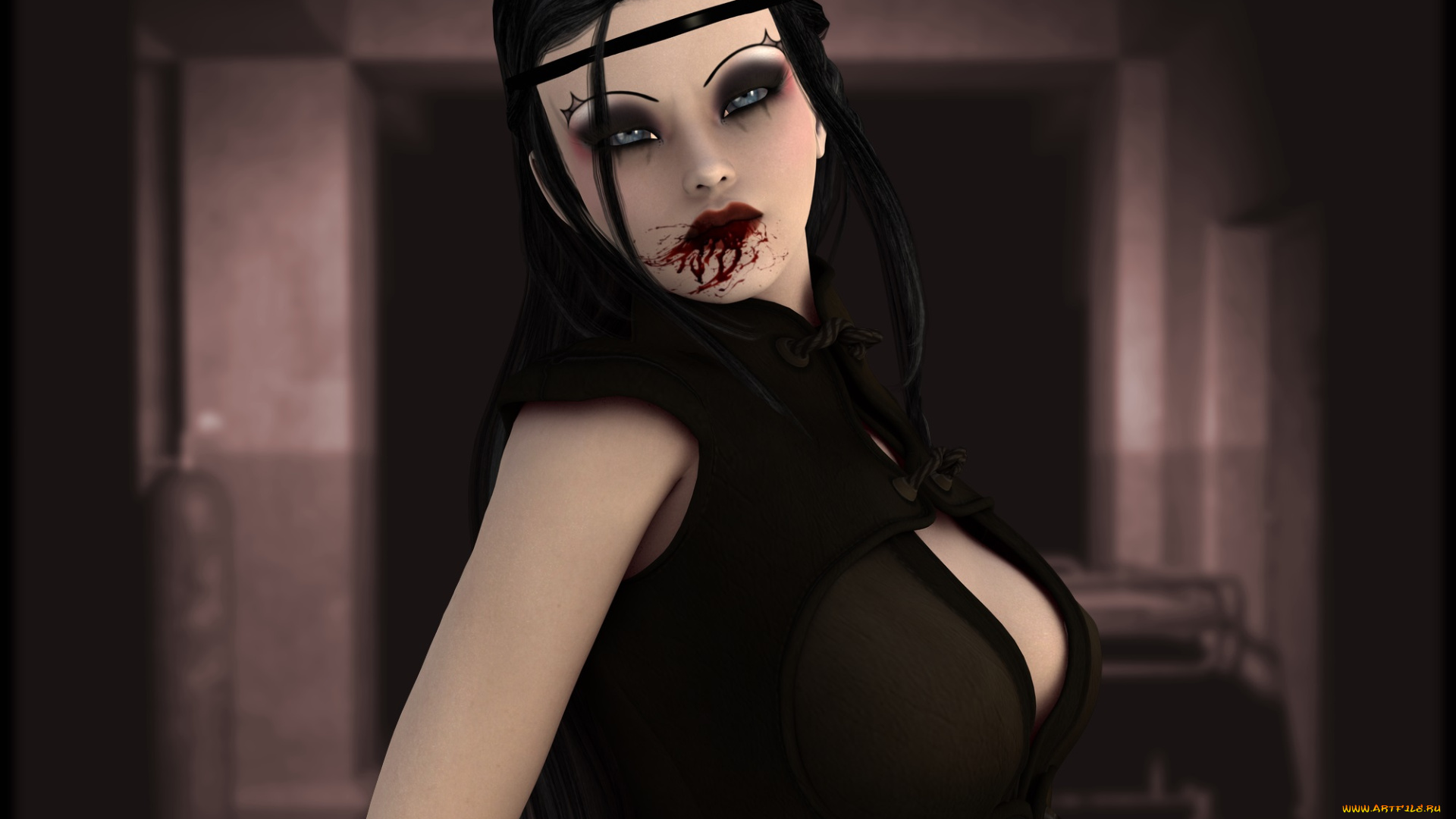 3д, графика, creatures, , существа, вампир