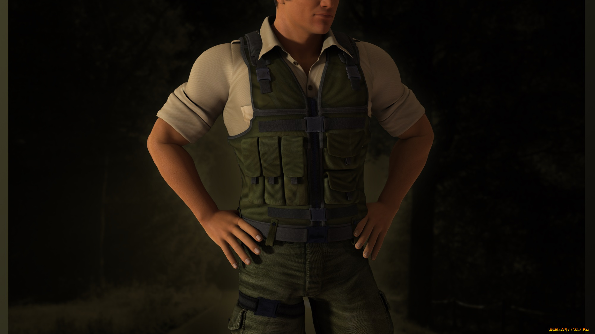 3д, графика, people, , люди, мужчина, взгляд