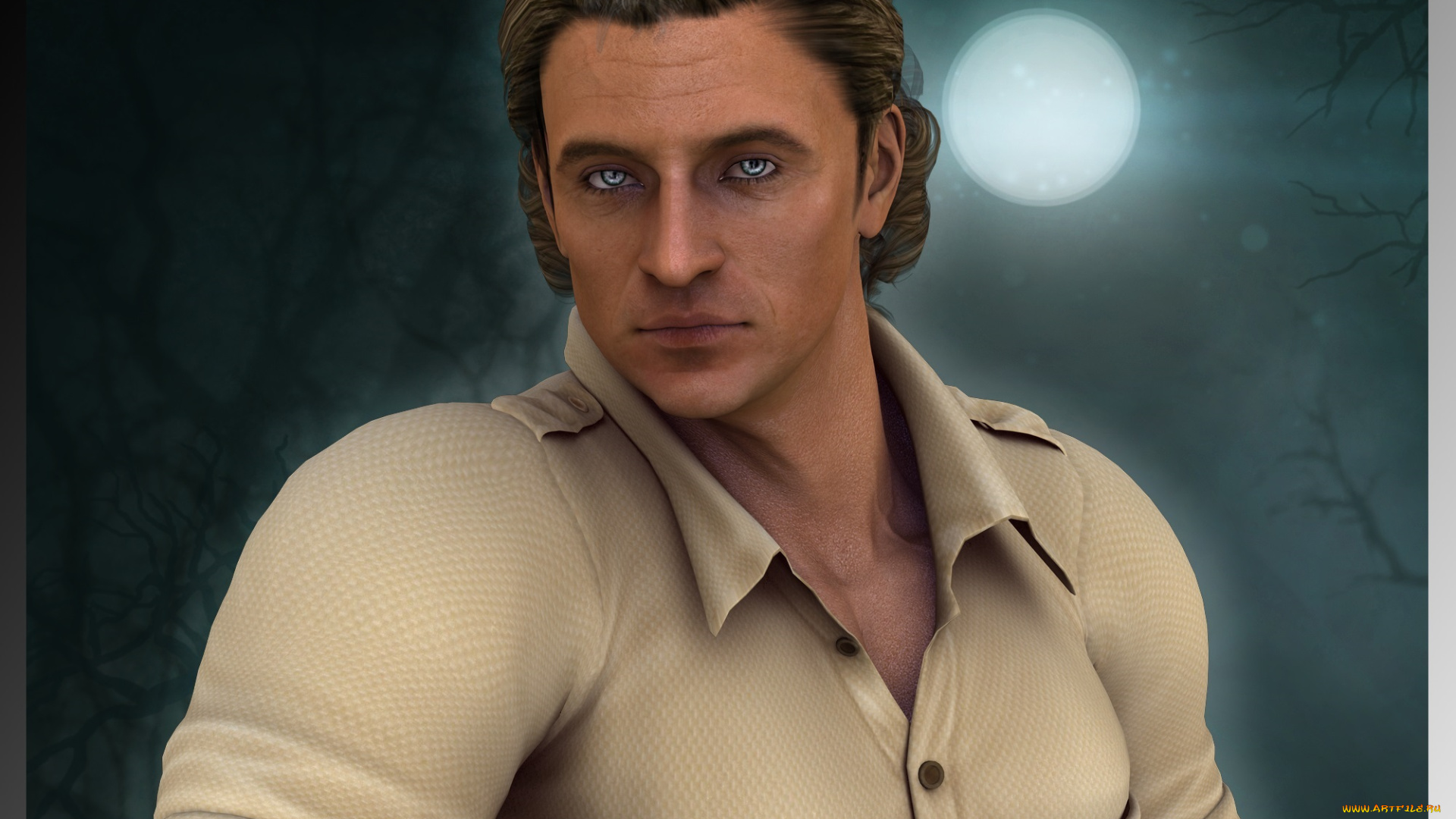 3д, графика, people, , люди, мужчина, взгляд