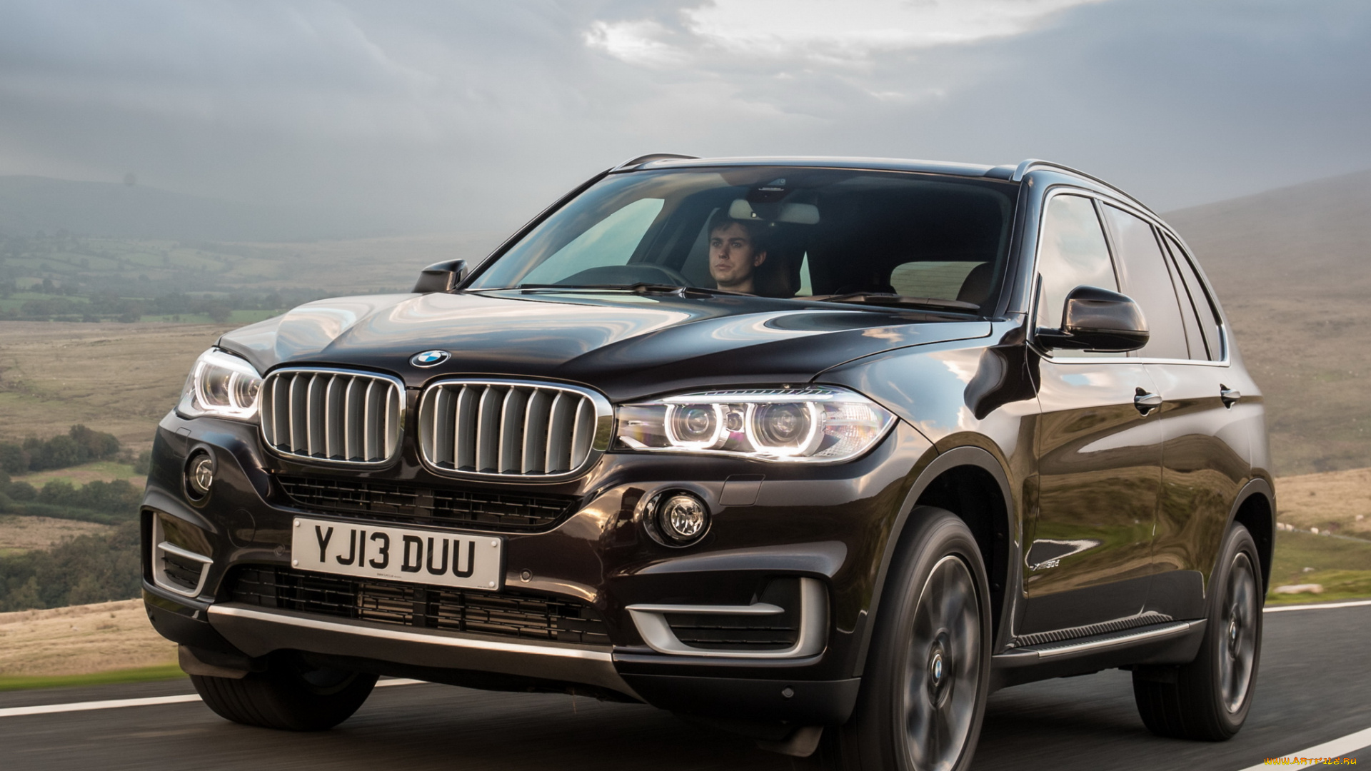 автомобили, bmw, x5, темный, 2014, f15, uk-spec, xdrive30d