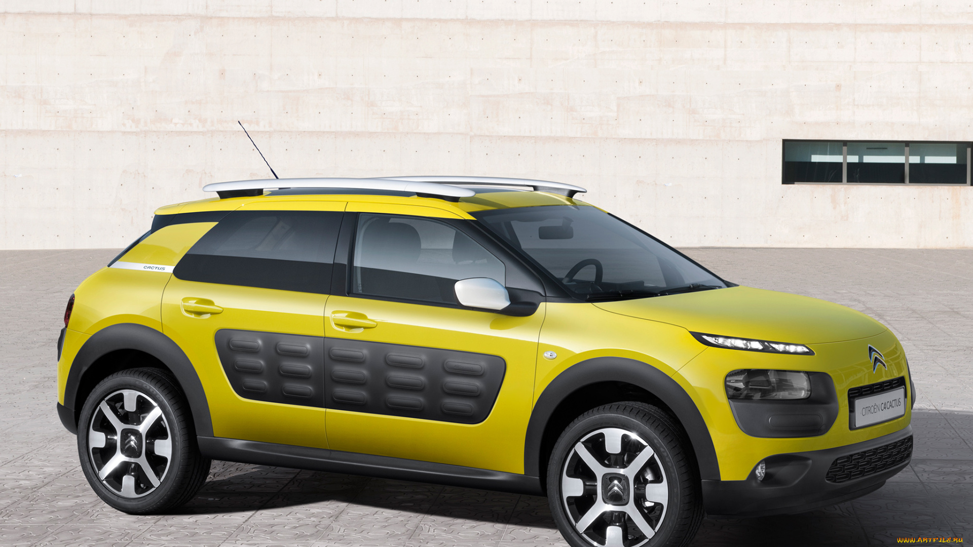 автомобили, citroen, 2014г, c4, cactus, citroеn, желтый