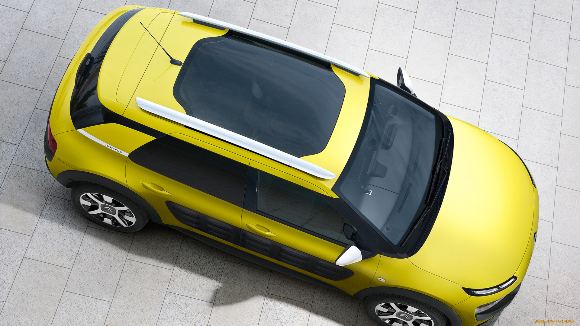 автомобили, citroen, желтый, 2014г, cactus, c4, citroеn