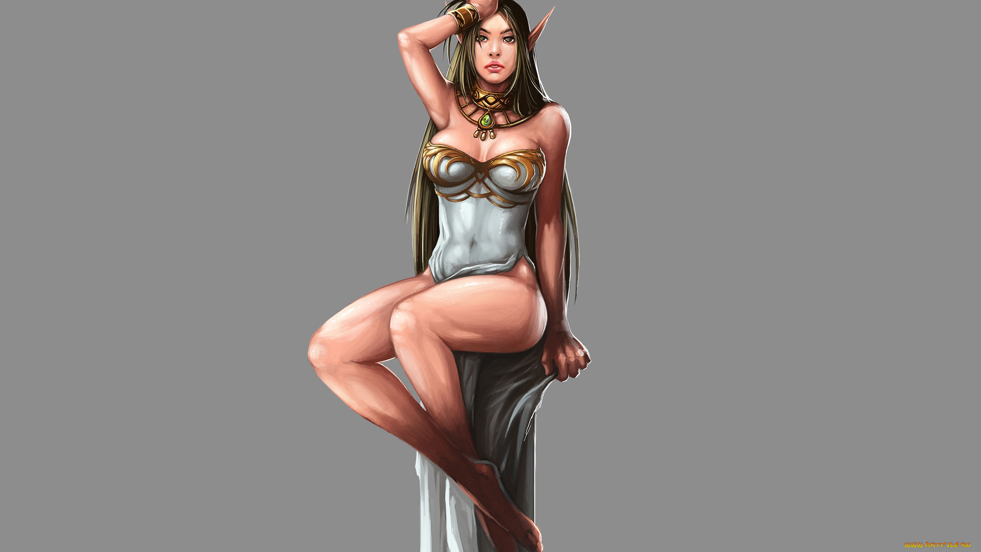 девушка, фэнтези, эльфы, эльф