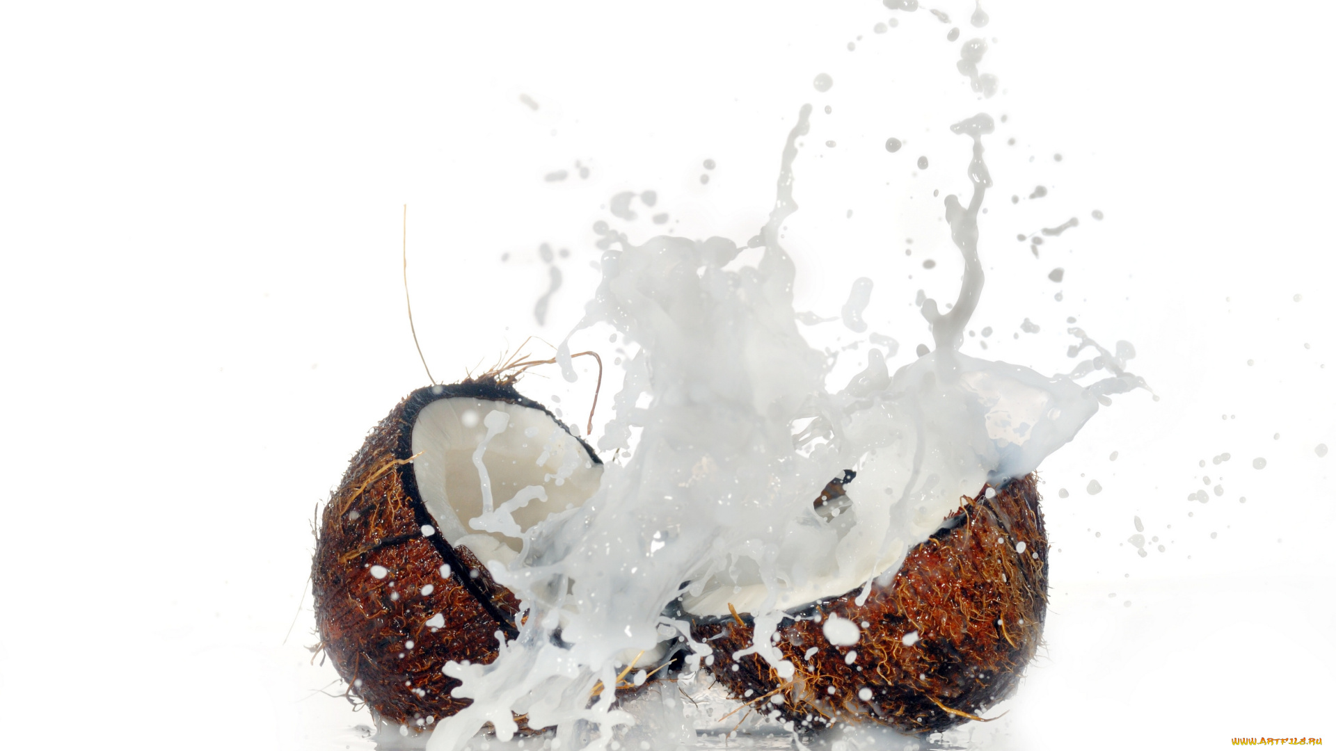 еда, кокос, кокосовое, молоко, орех