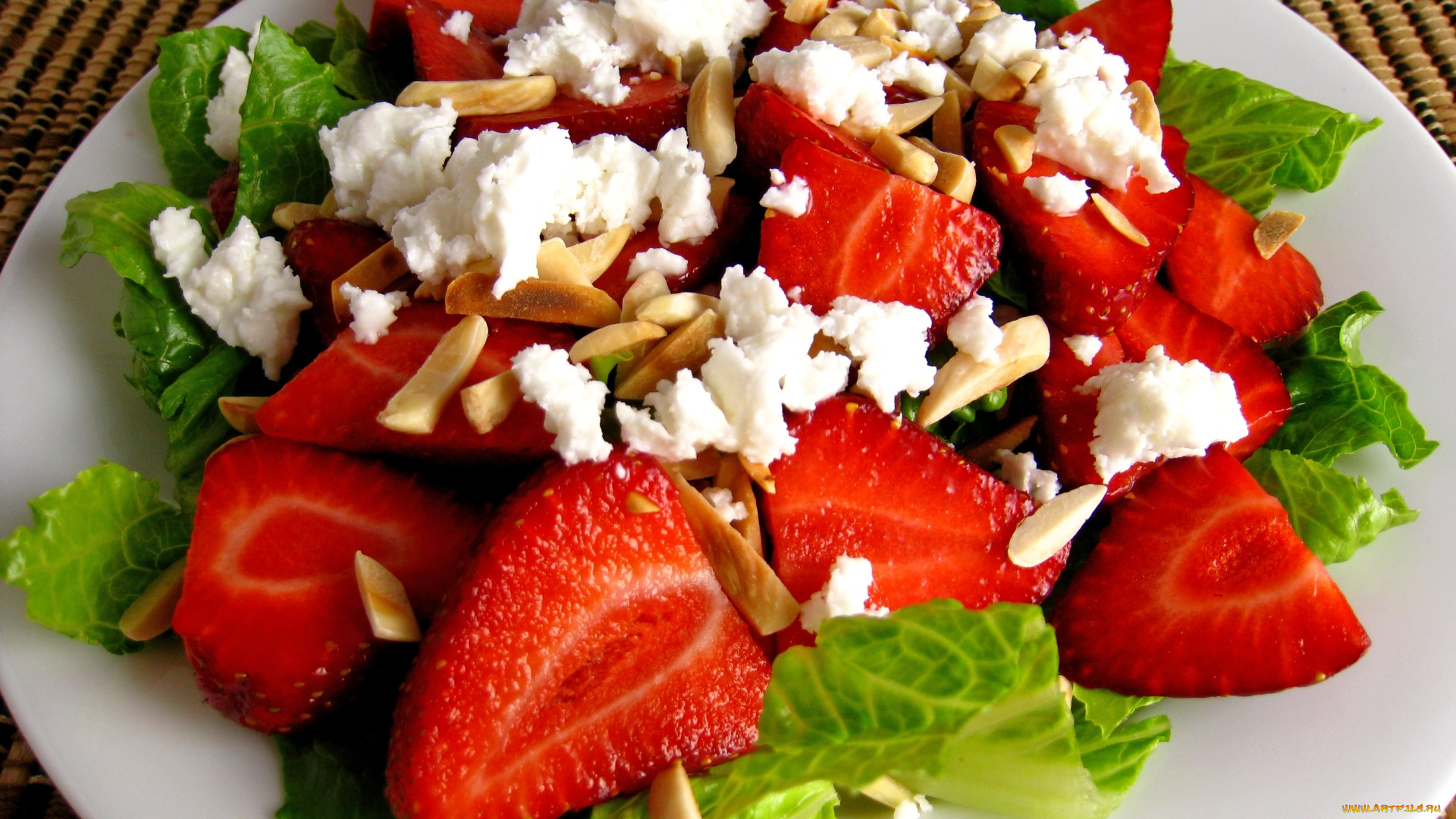 еда, мороженое, , десерты, десерт, клубника, зелень, творог