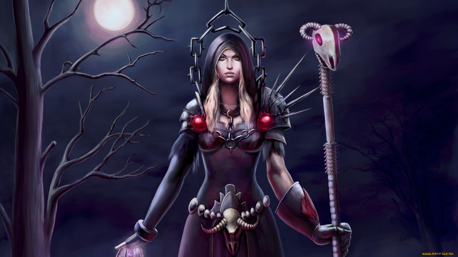 фэнтези, маги, , волшебники, луна