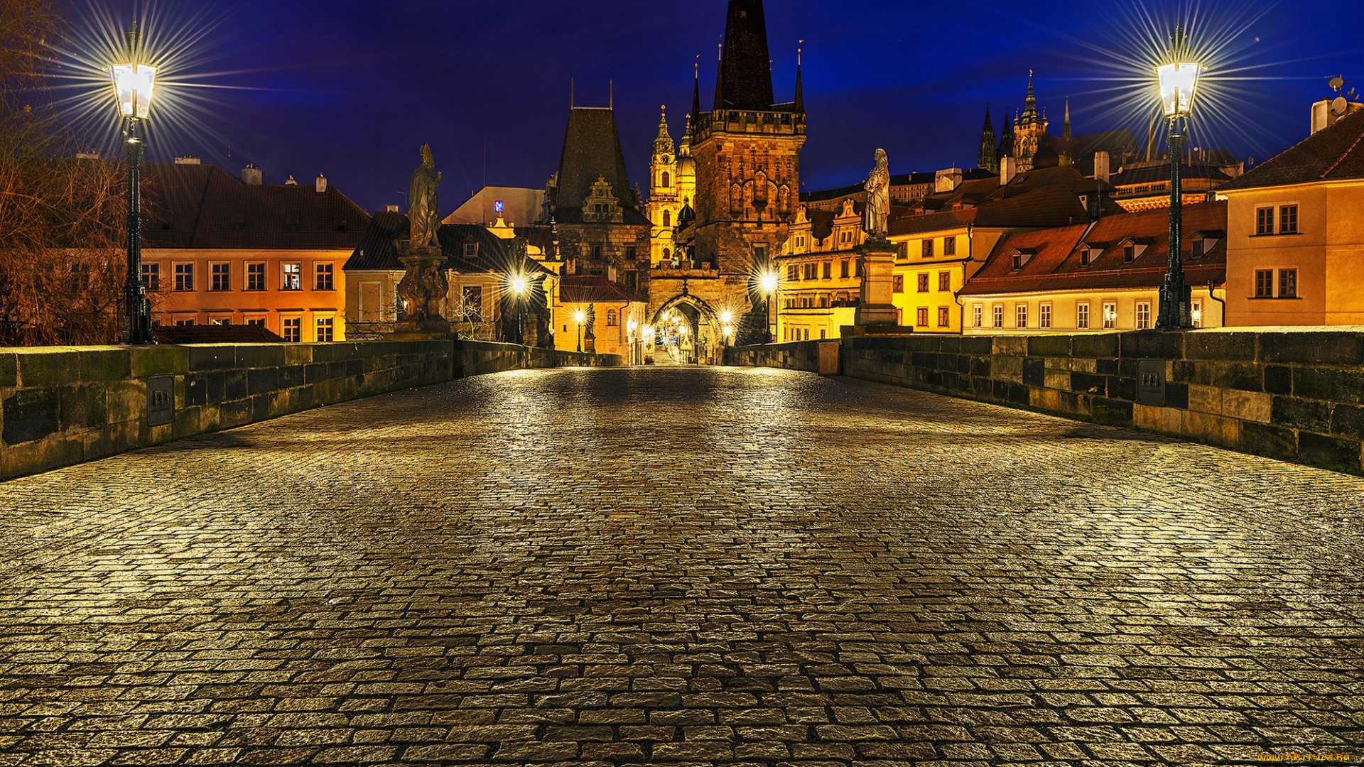 города, прага, , Чехия, карлов, мост