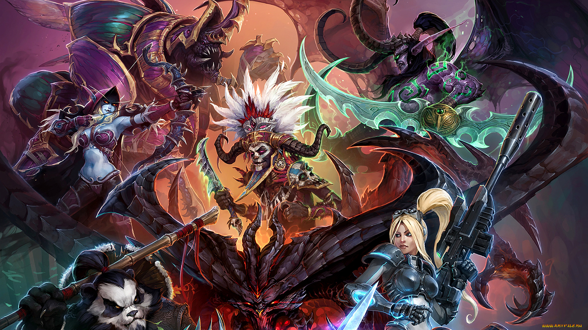 heroes, of, the, storm, видео, игры, -, heroes, of, the, storm, оружие, герои