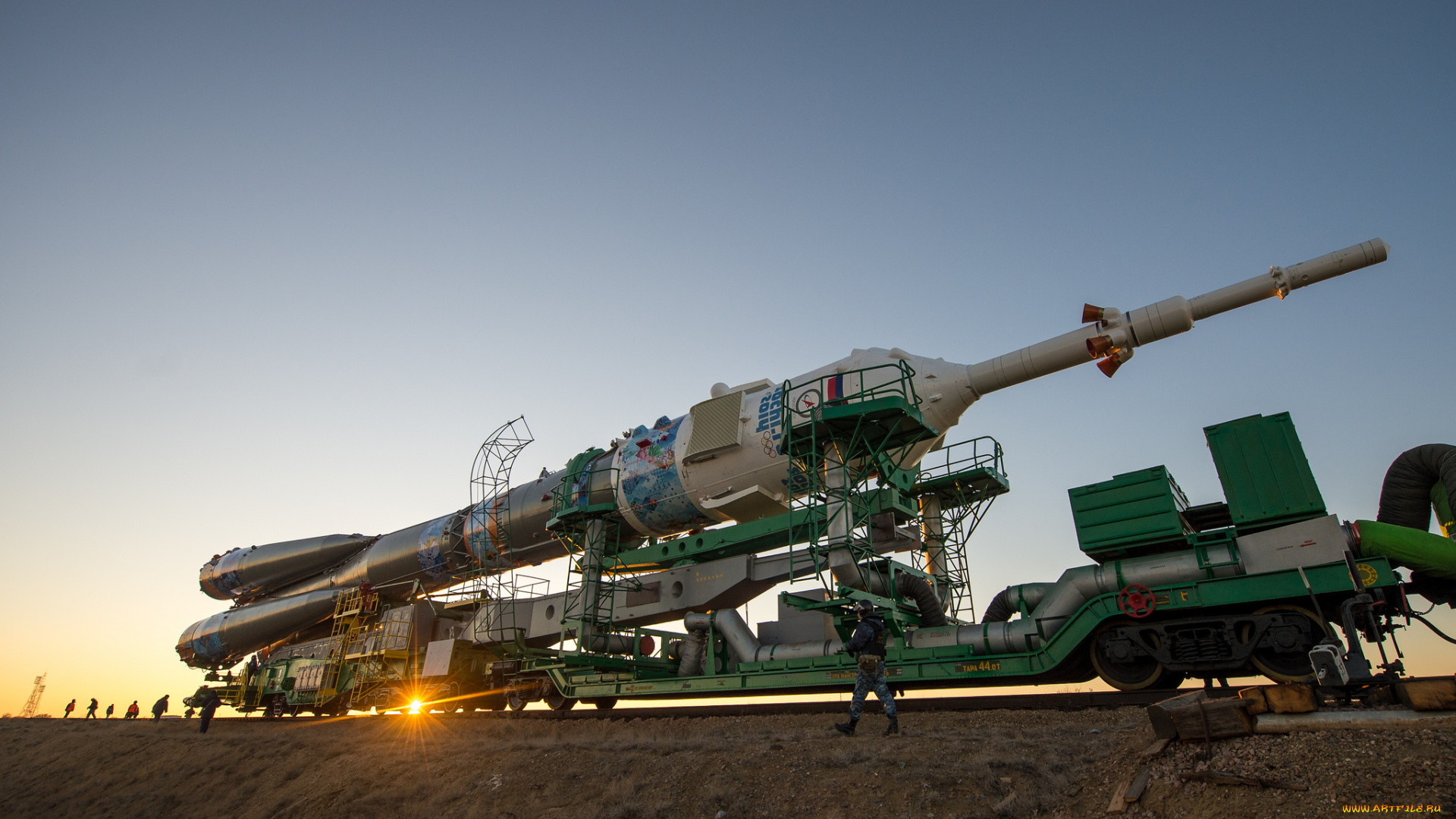 soyuz, tma-11m, rocket, космос, космические, корабли, , космические, станции, установка, ракетоноситель, платформа, роскосмос, союз, железная, дорога, ракета