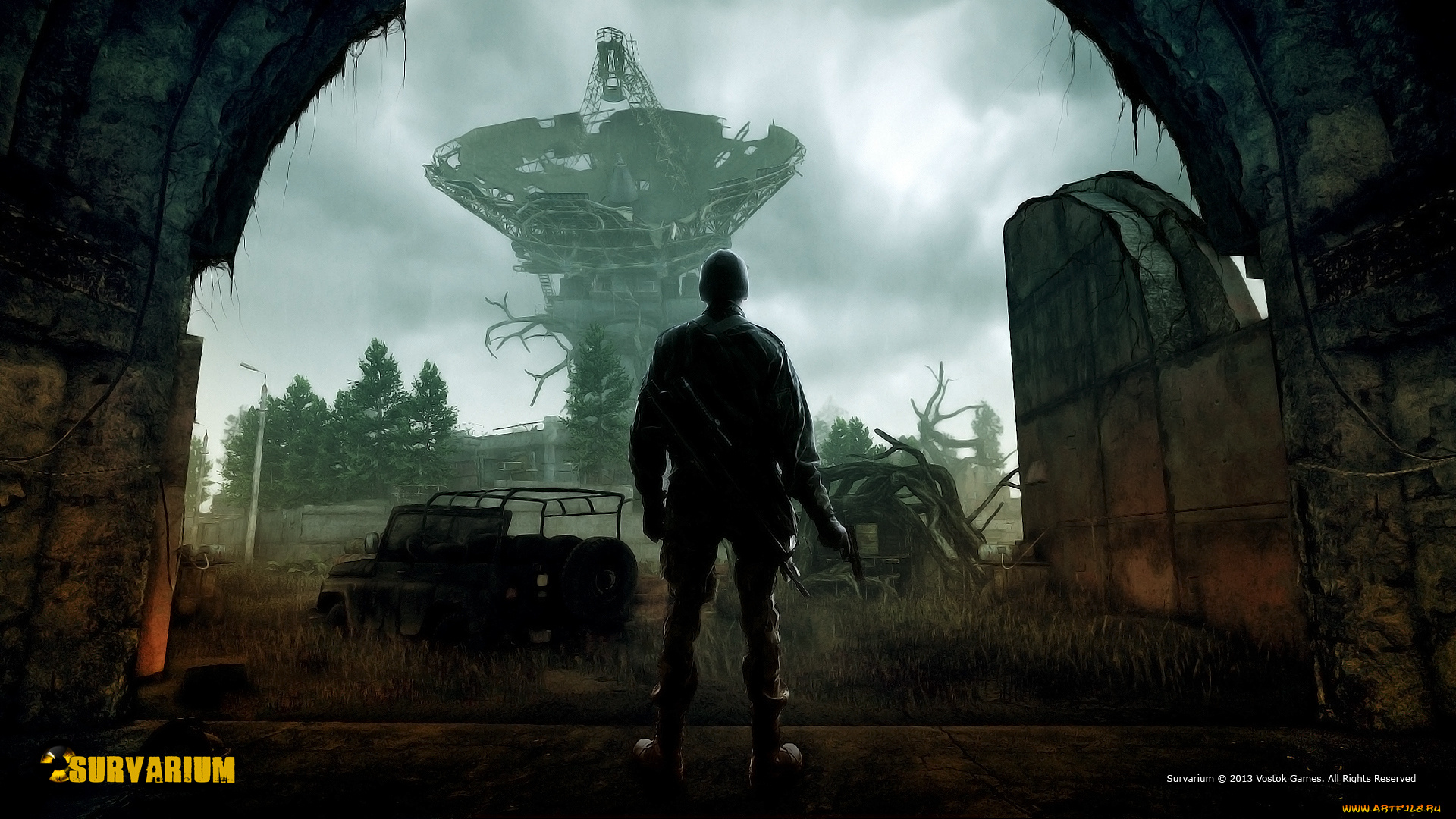 видео, игры, survarium, игра, шутер, онлайн, станция, рлс, руины