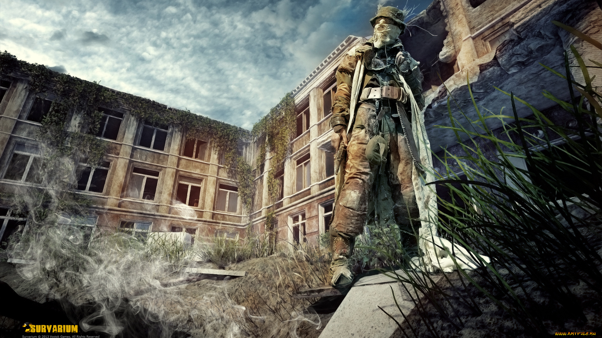 видео, игры, survarium, разрушения, боец, игра, шутер, онлайн