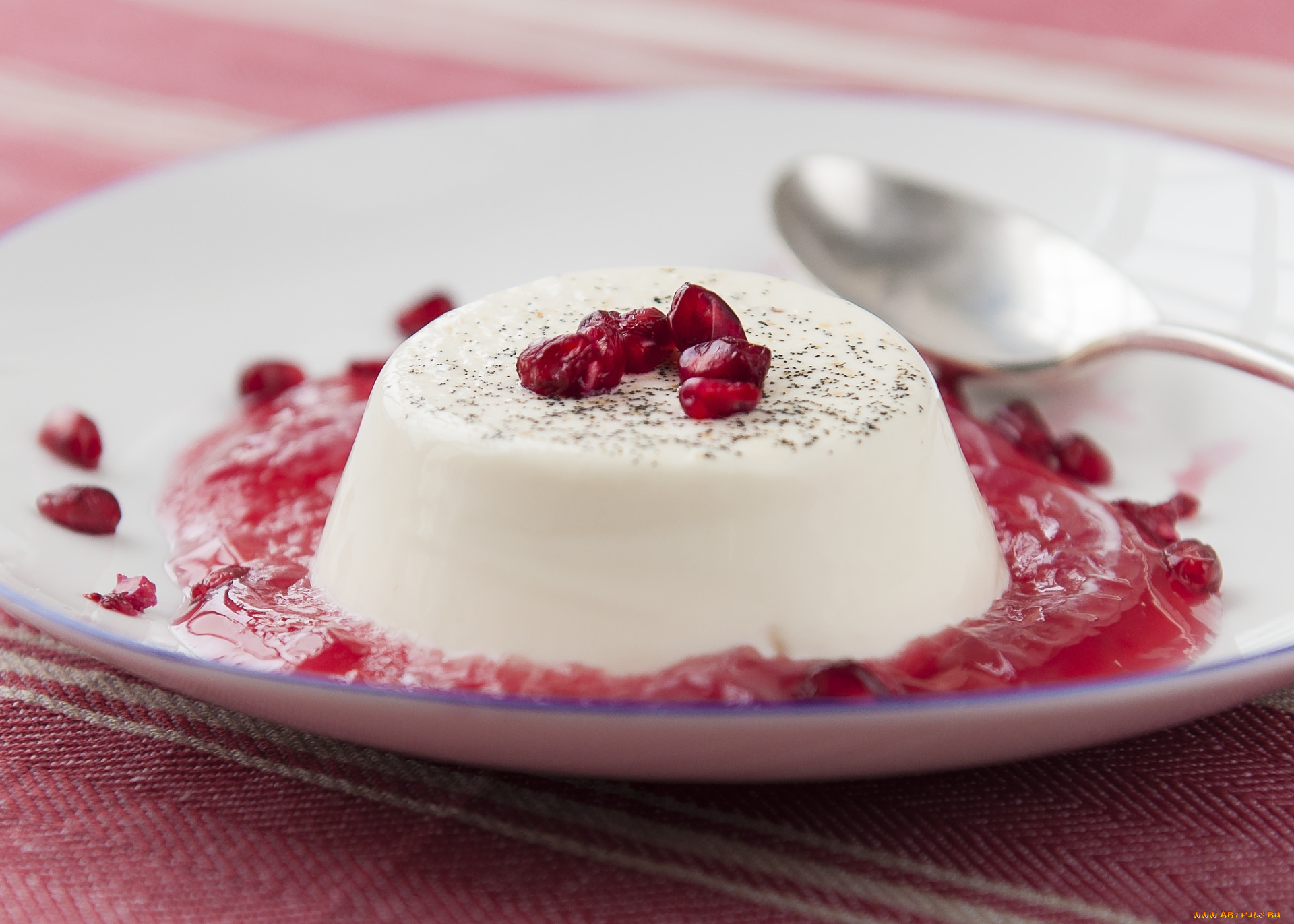 еда, мороженое, , десерты, десерт, гранат, джем