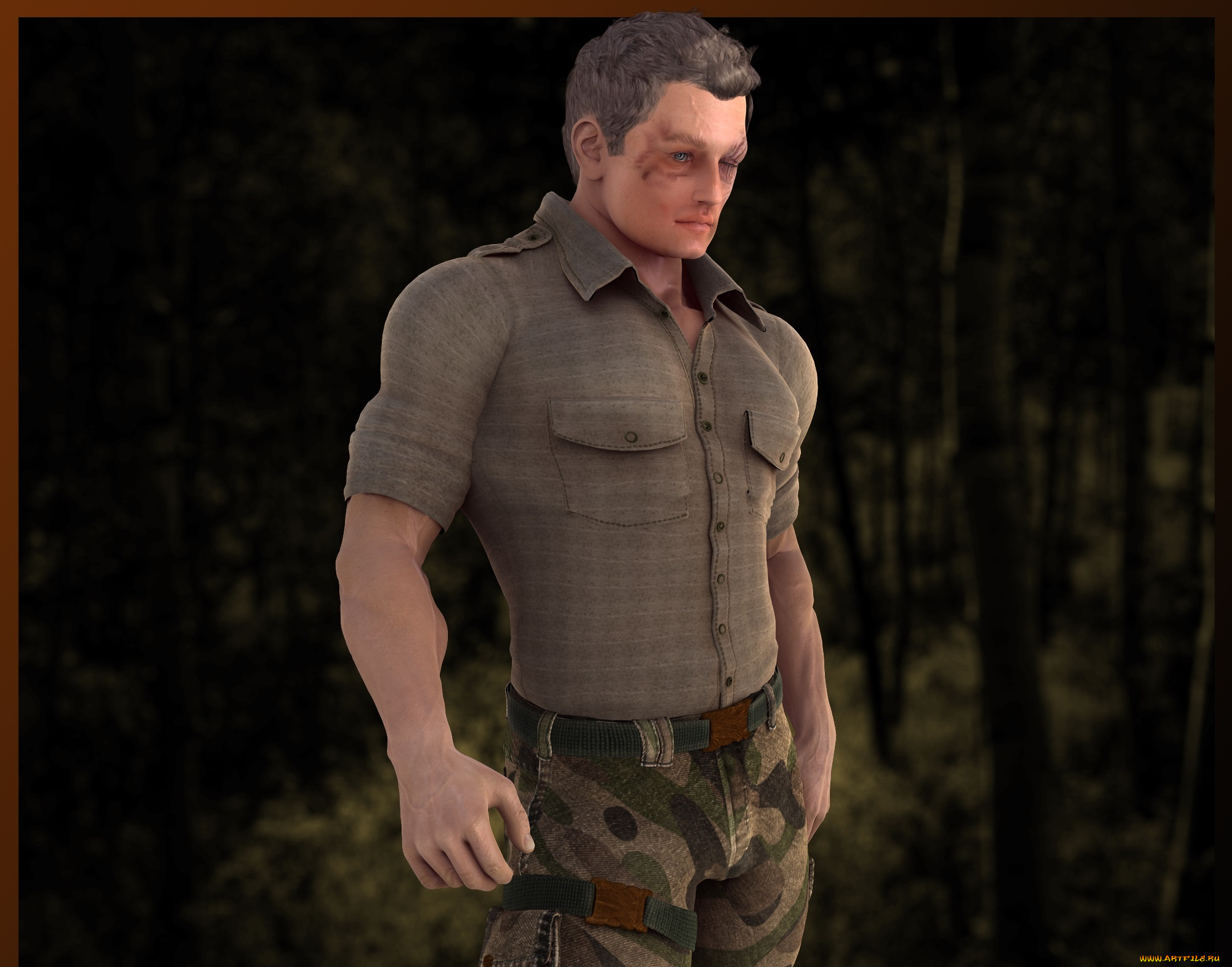 3д, графика, people, , люди, взгляд, мужчина