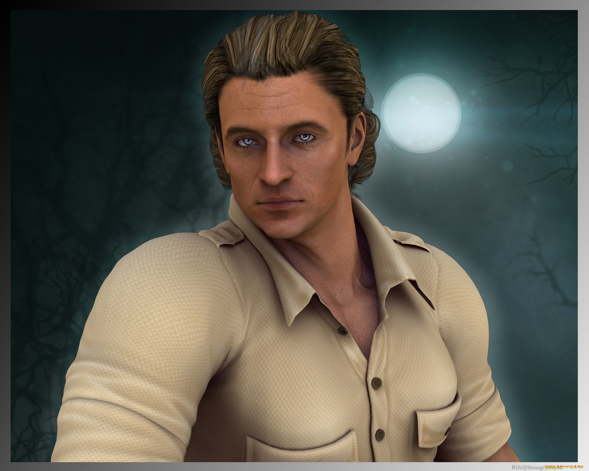 3д, графика, people, , люди, мужчина, взгляд