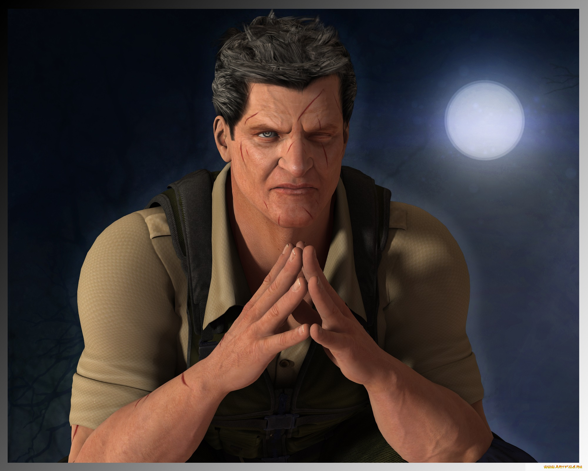 3д, графика, people, , люди, мужчина, взгляд