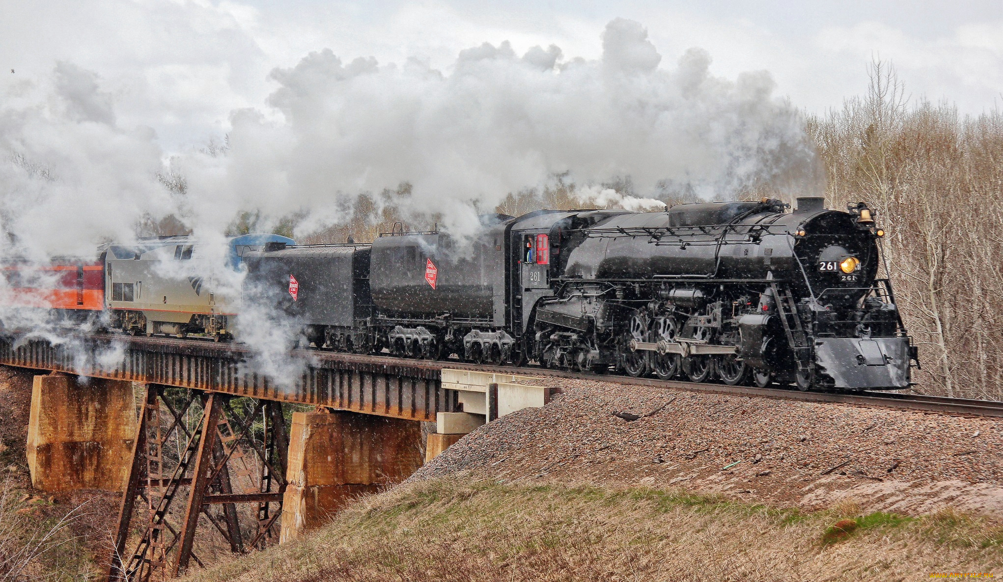 техника, паровозы, рельсы, дорога, железная, состав, паровоз