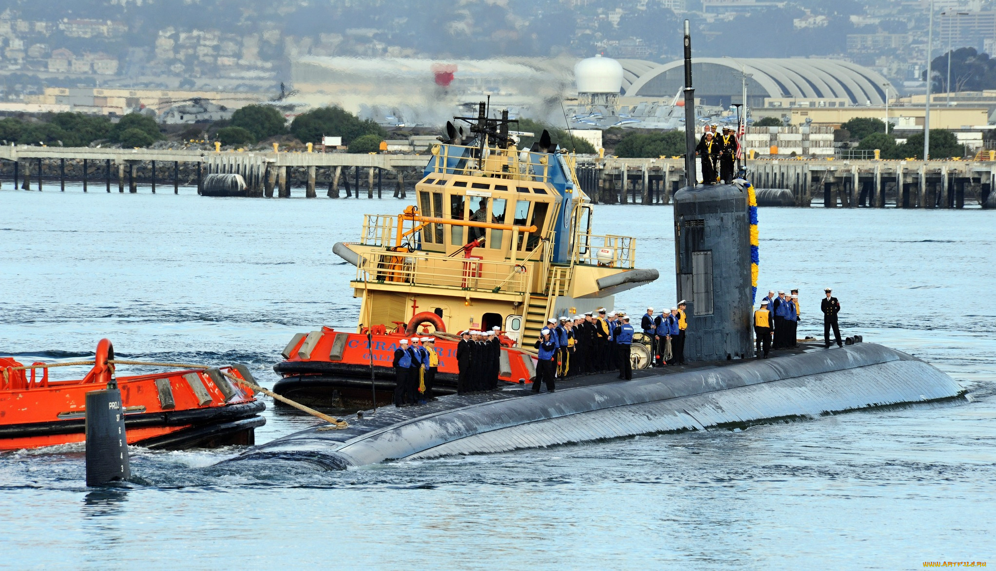 uss, hampton, корабли, разные, вместе, сша, вмс, субмарина