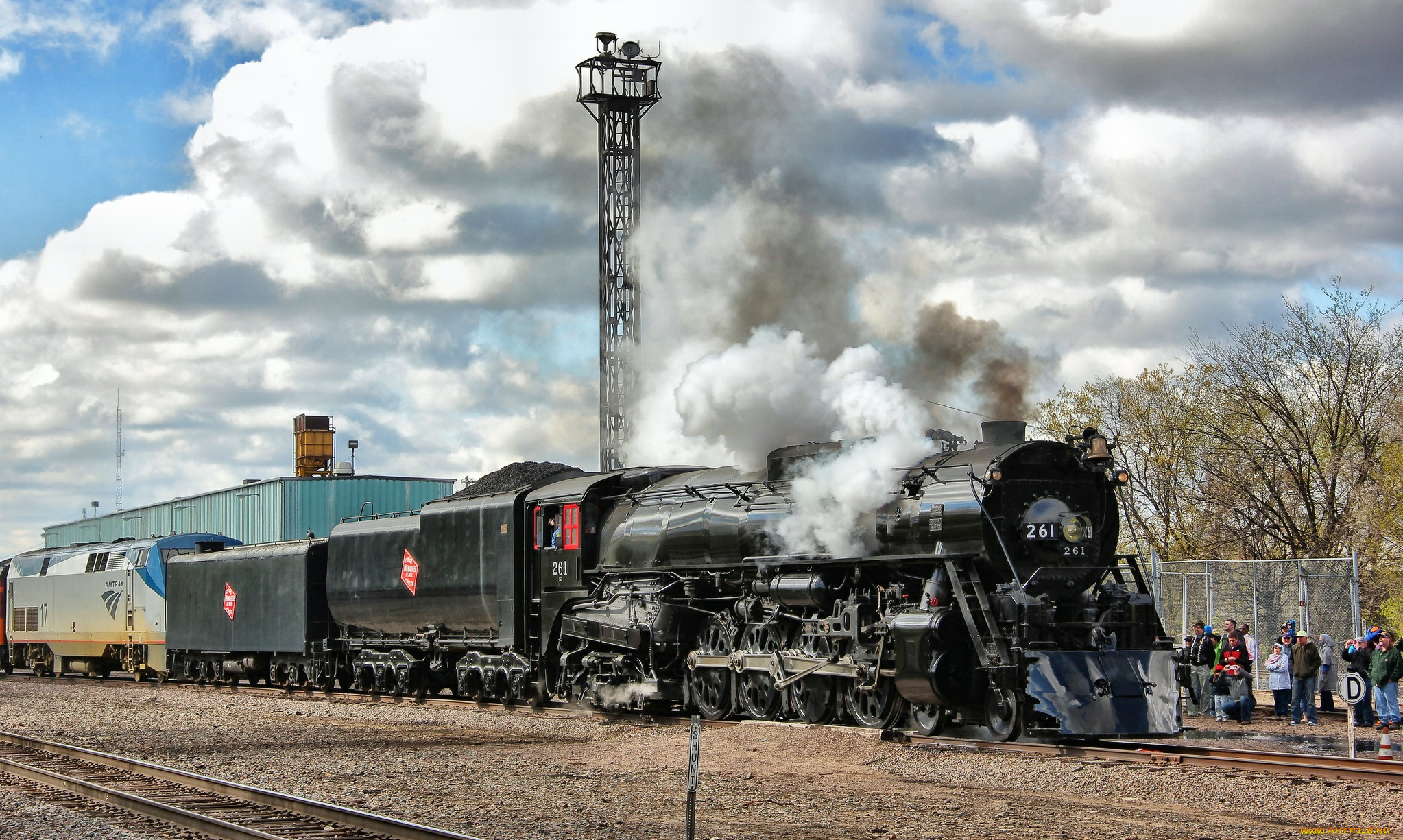техника, паровозы, рельсы, дорога, состав, паровоз, железная