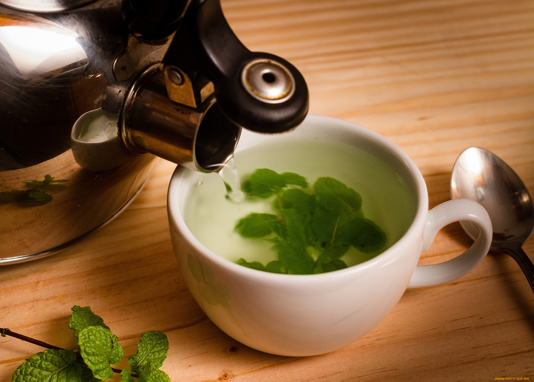 еда, напитки, , Чай, мята, чашка