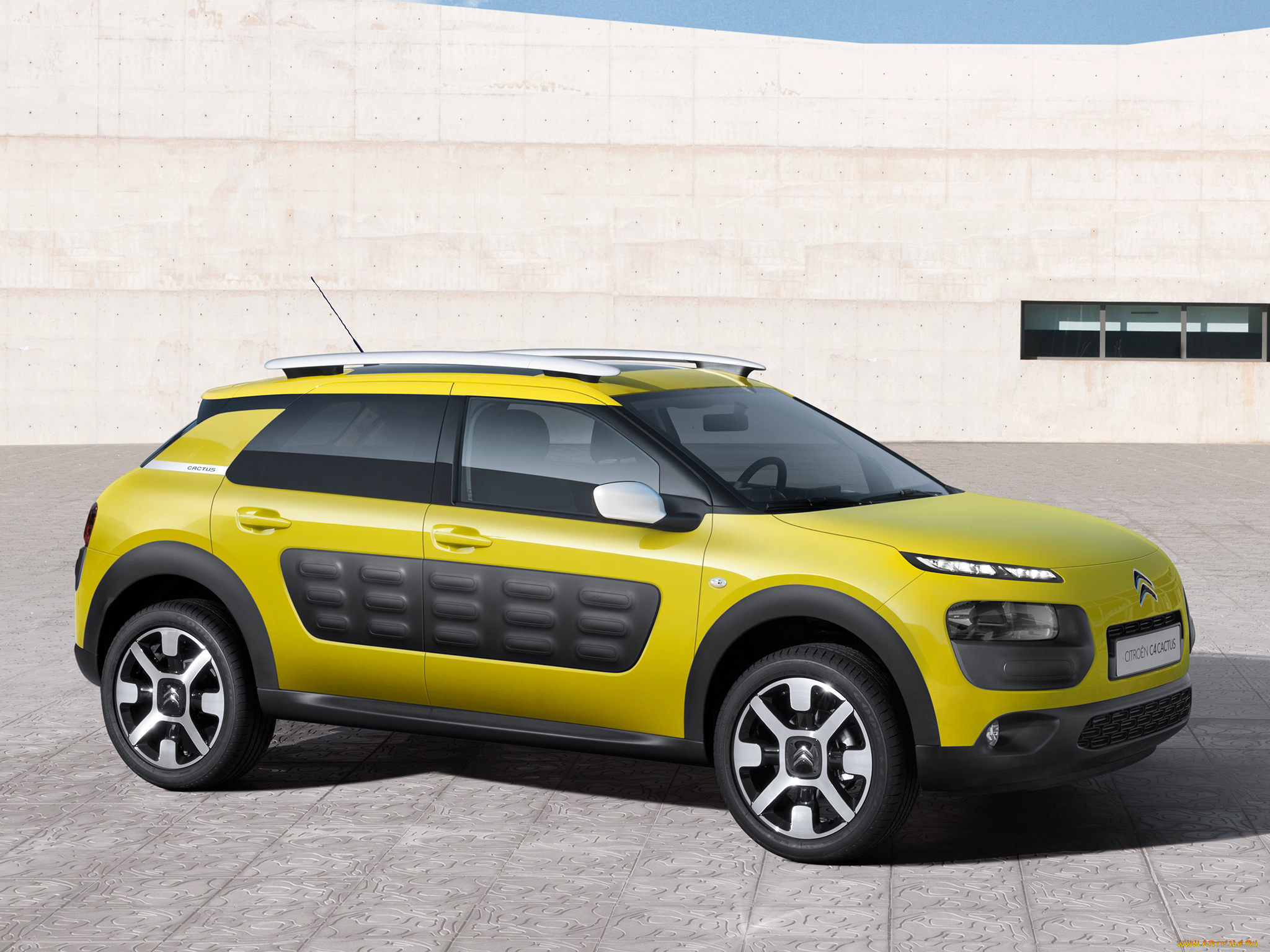 автомобили, citroen, 2014г, c4, cactus, citroеn, желтый