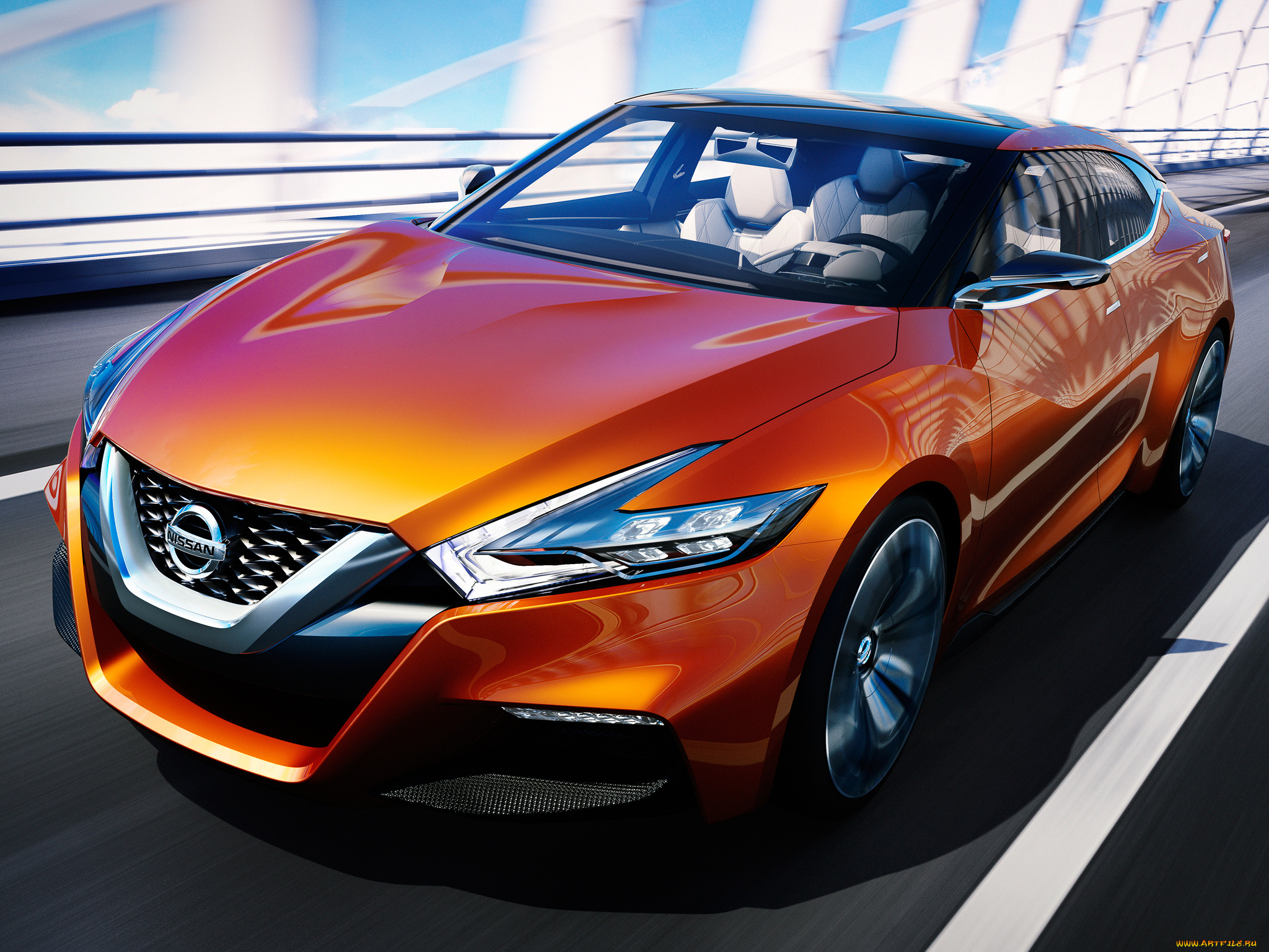 автомобили, nissan, datsun, sport, concept, 2014, sedan