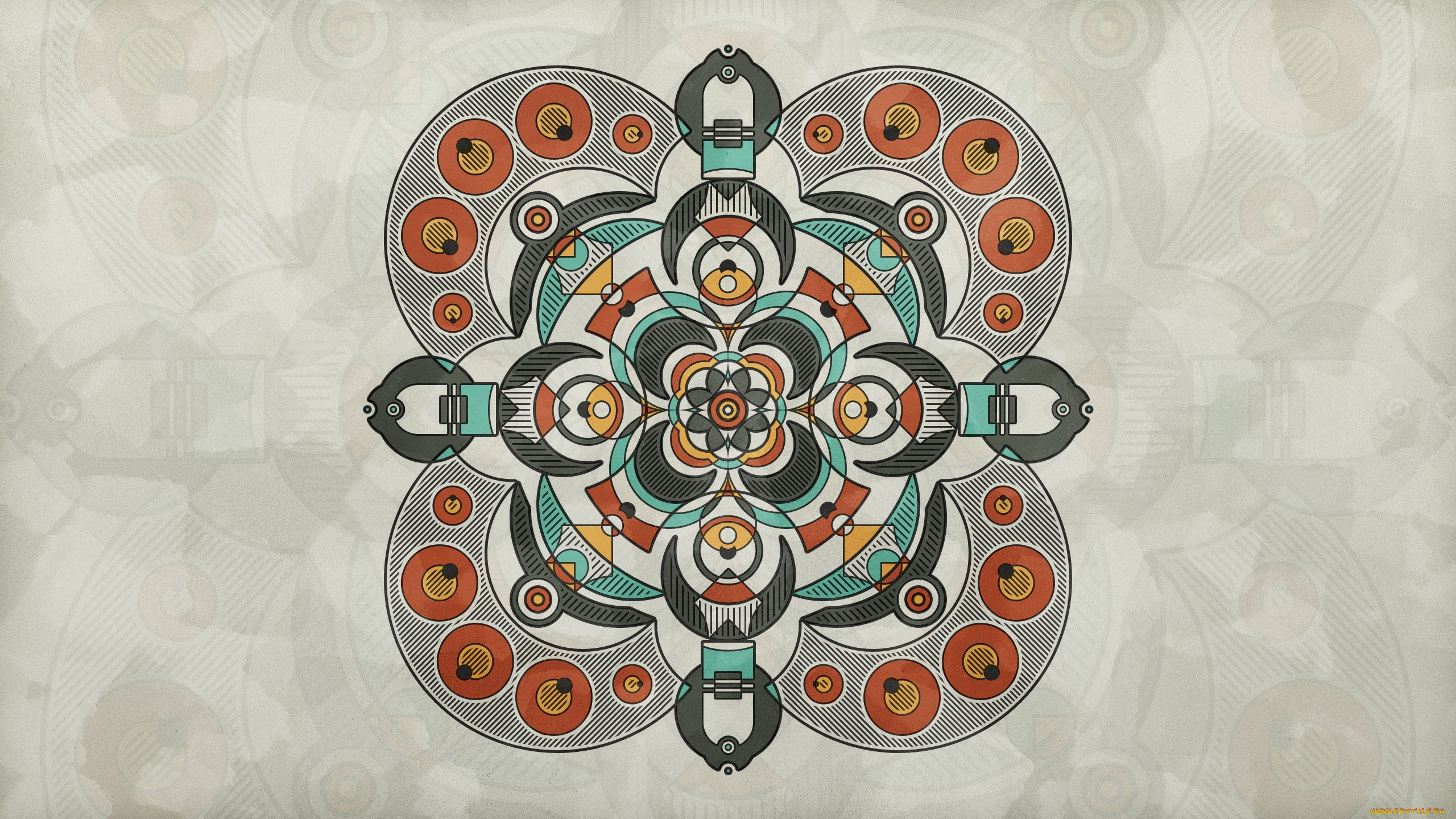 рисованные, абстракция, цвета, узор, фон